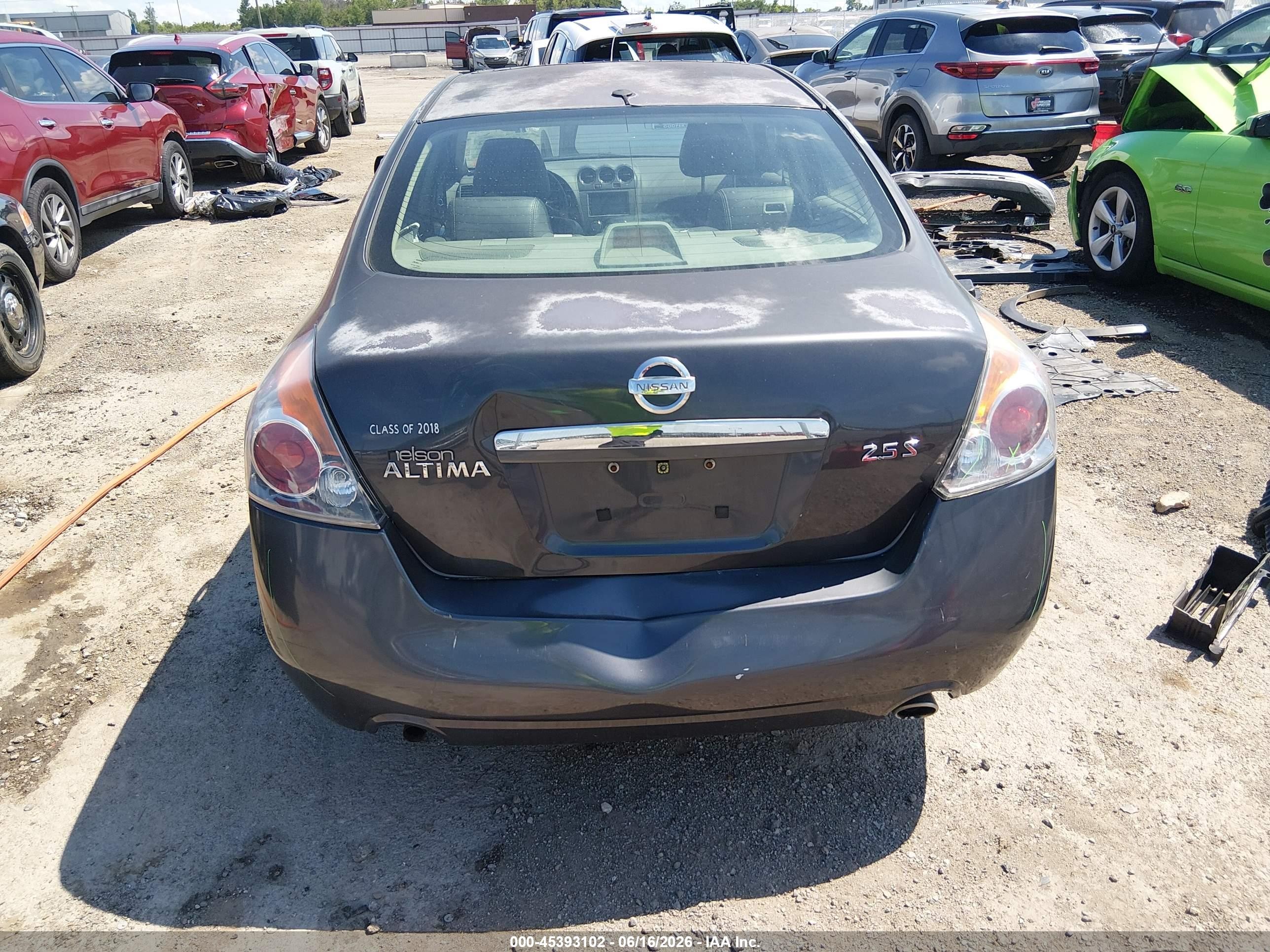 2007 Nissan Altima 2.5 S Gray vin: 1N4AL21E07N469769