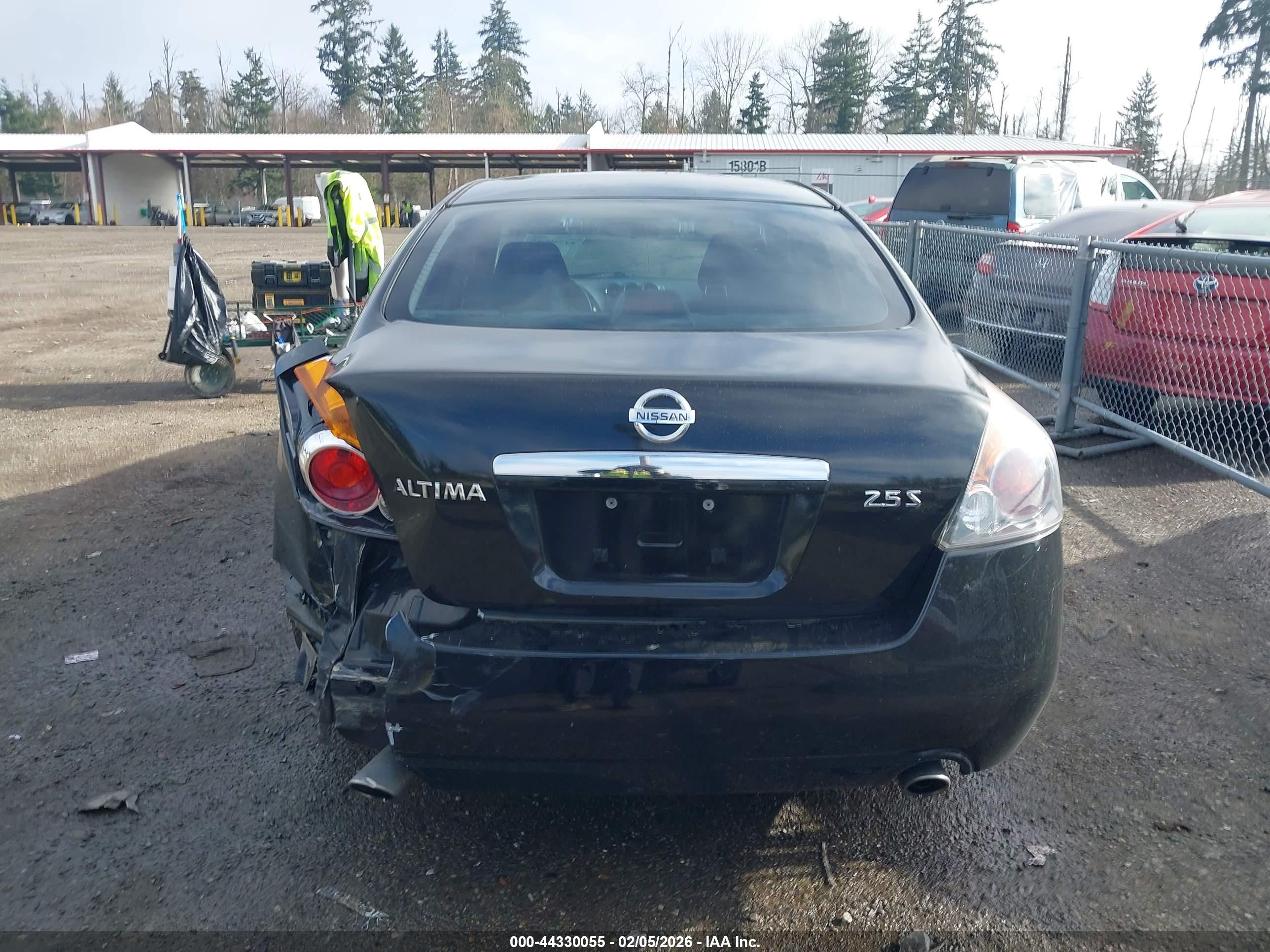 2007 Nissan Altima 2.5 S Black vin: 1N4AL21E07N471862