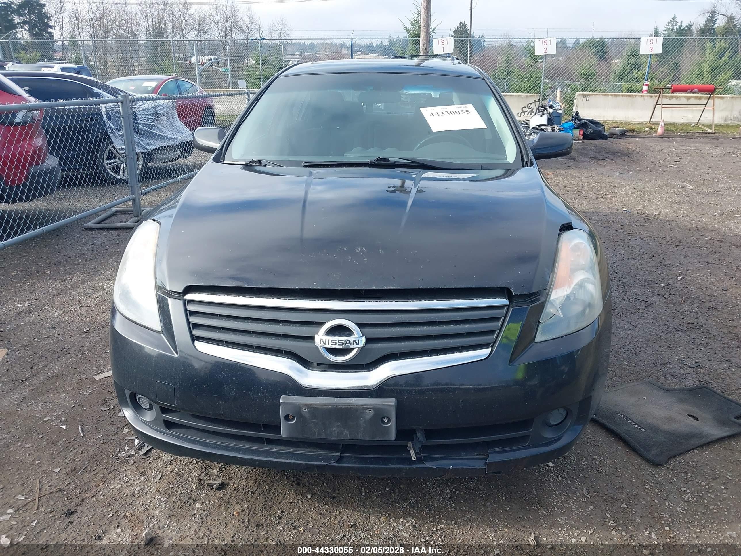 2007 Nissan Altima 2.5 S Black vin: 1N4AL21E07N471862