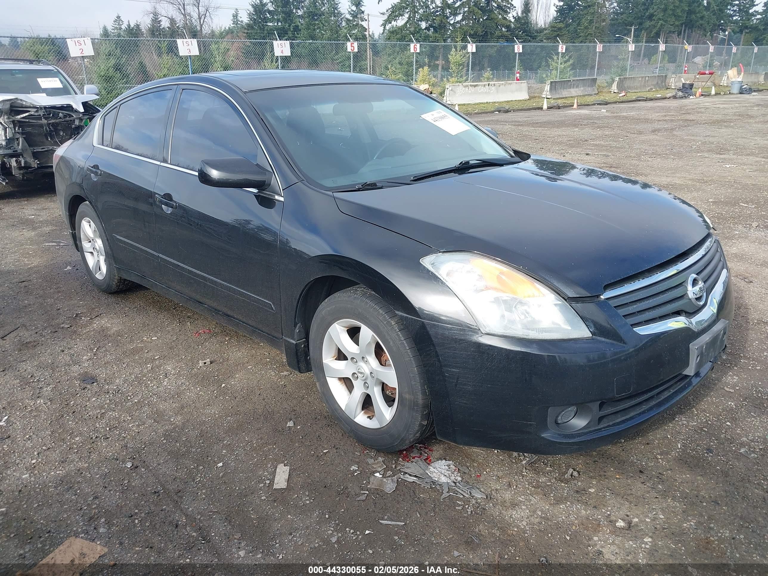 2007 Nissan Altima 2.5 S Black vin: 1N4AL21E07N471862