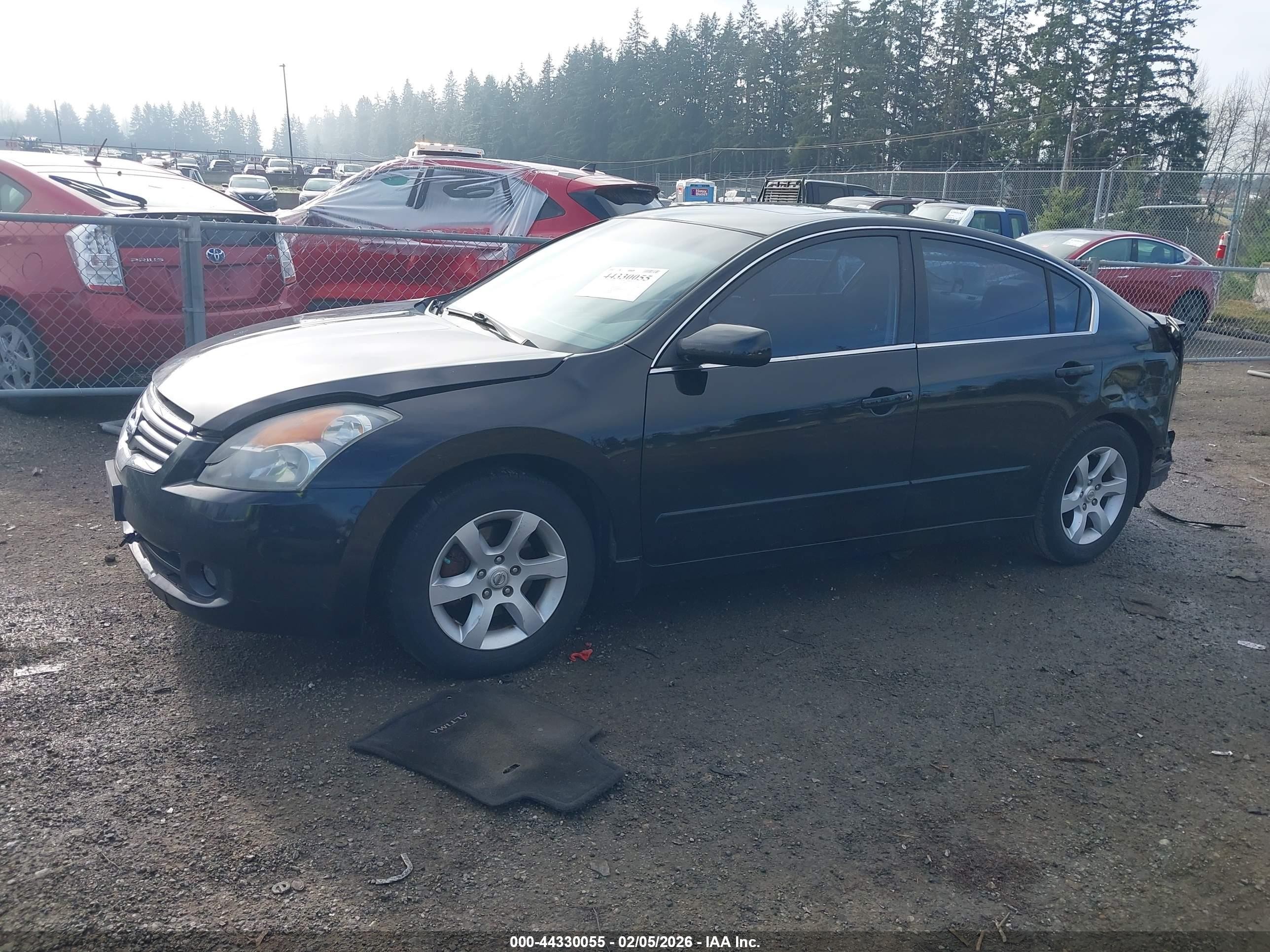 2007 Nissan Altima 2.5 S Black vin: 1N4AL21E07N471862