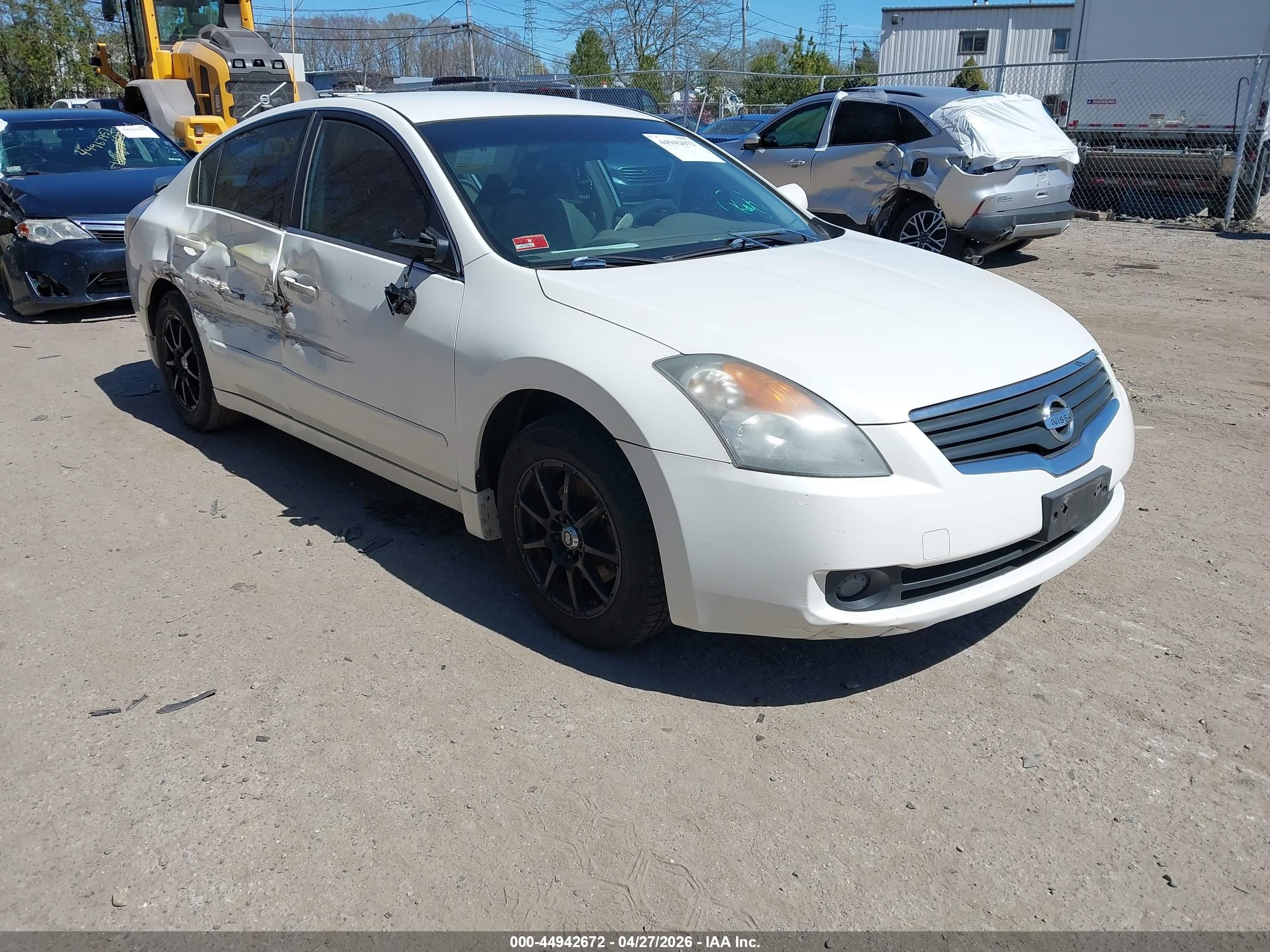 2008 Nissan Altima 2.5 S White vin: 1N4AL21E08C254146