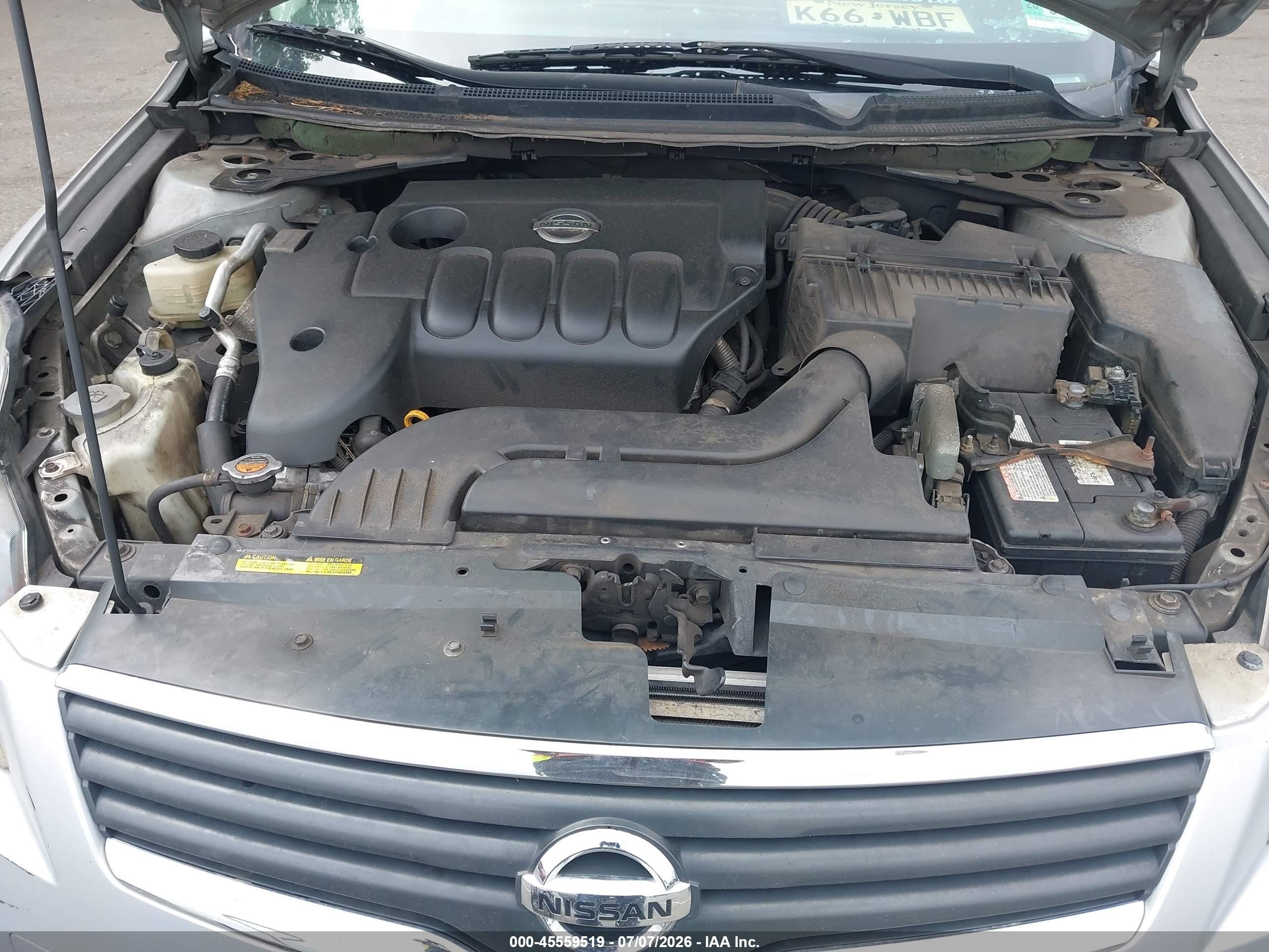 2008 Nissan Altima 2.5 S Silver vin: 1N4AL21E08N408360