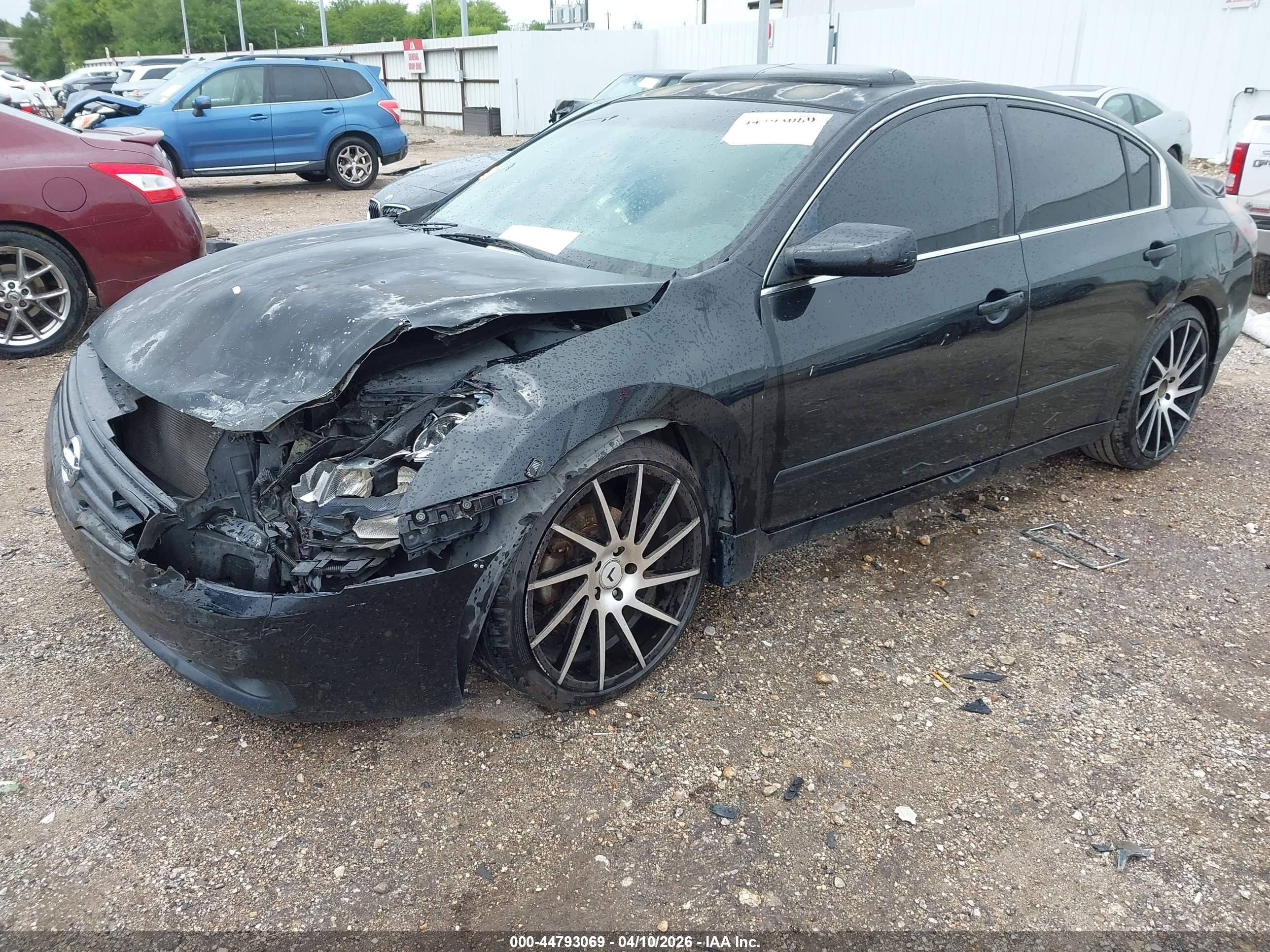 2008 Nissan Altima 2.5 S Черный vin: 1N4AL21E08N409380