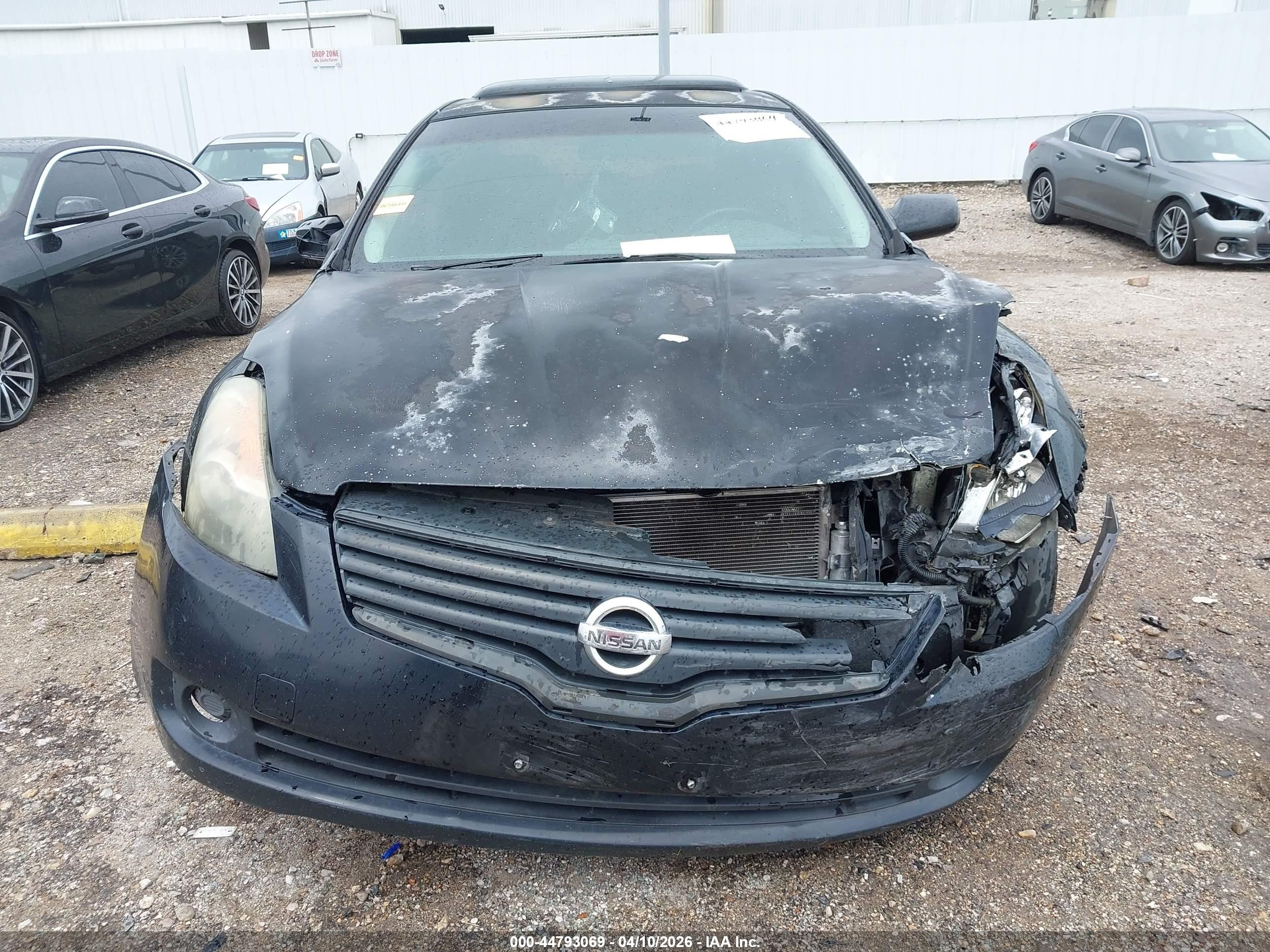 2008 Nissan Altima 2.5 S Черный vin: 1N4AL21E08N409380