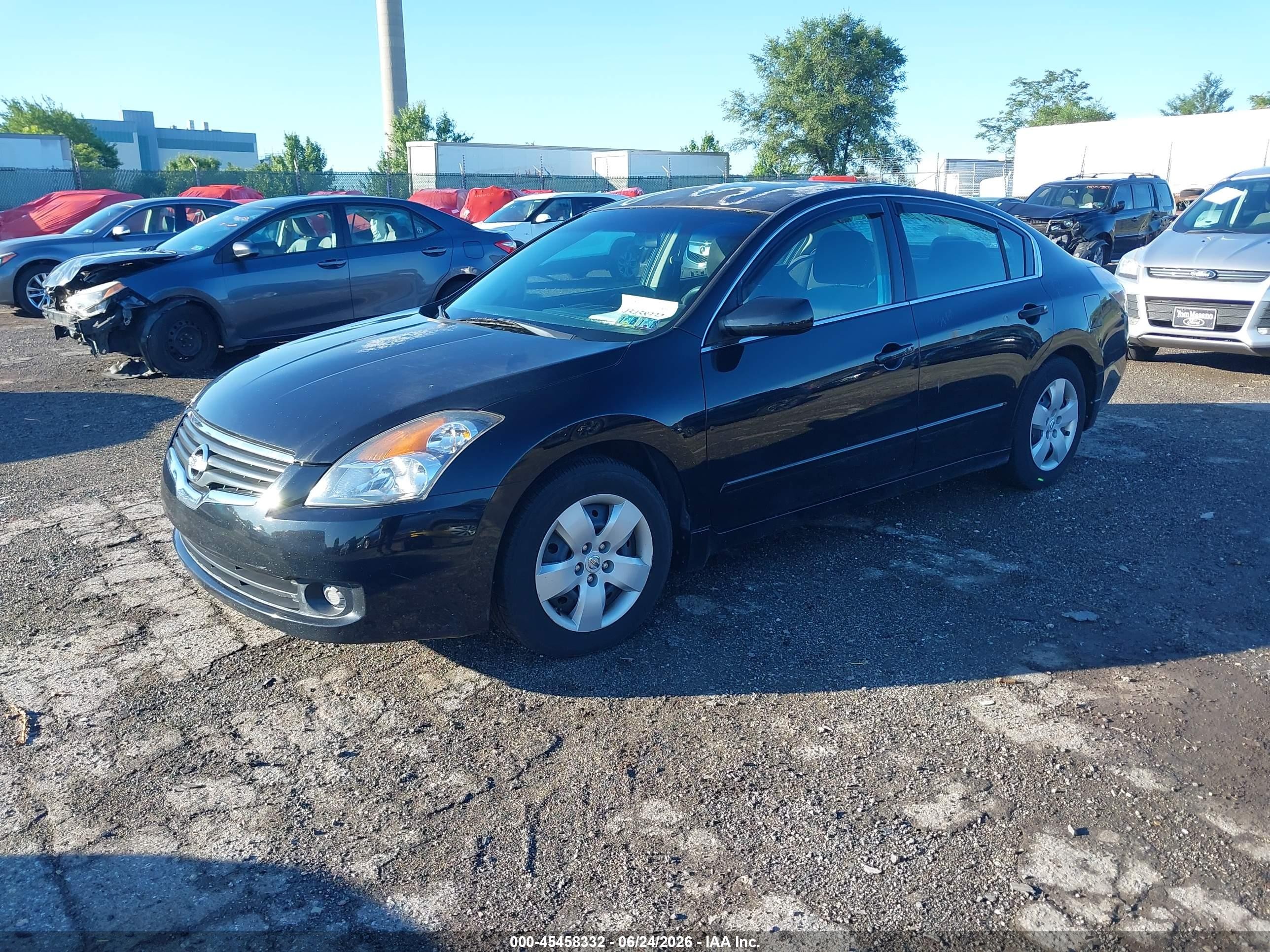 2008 Nissan Altima 2.5 S Black vin: 1N4AL21E08N446025