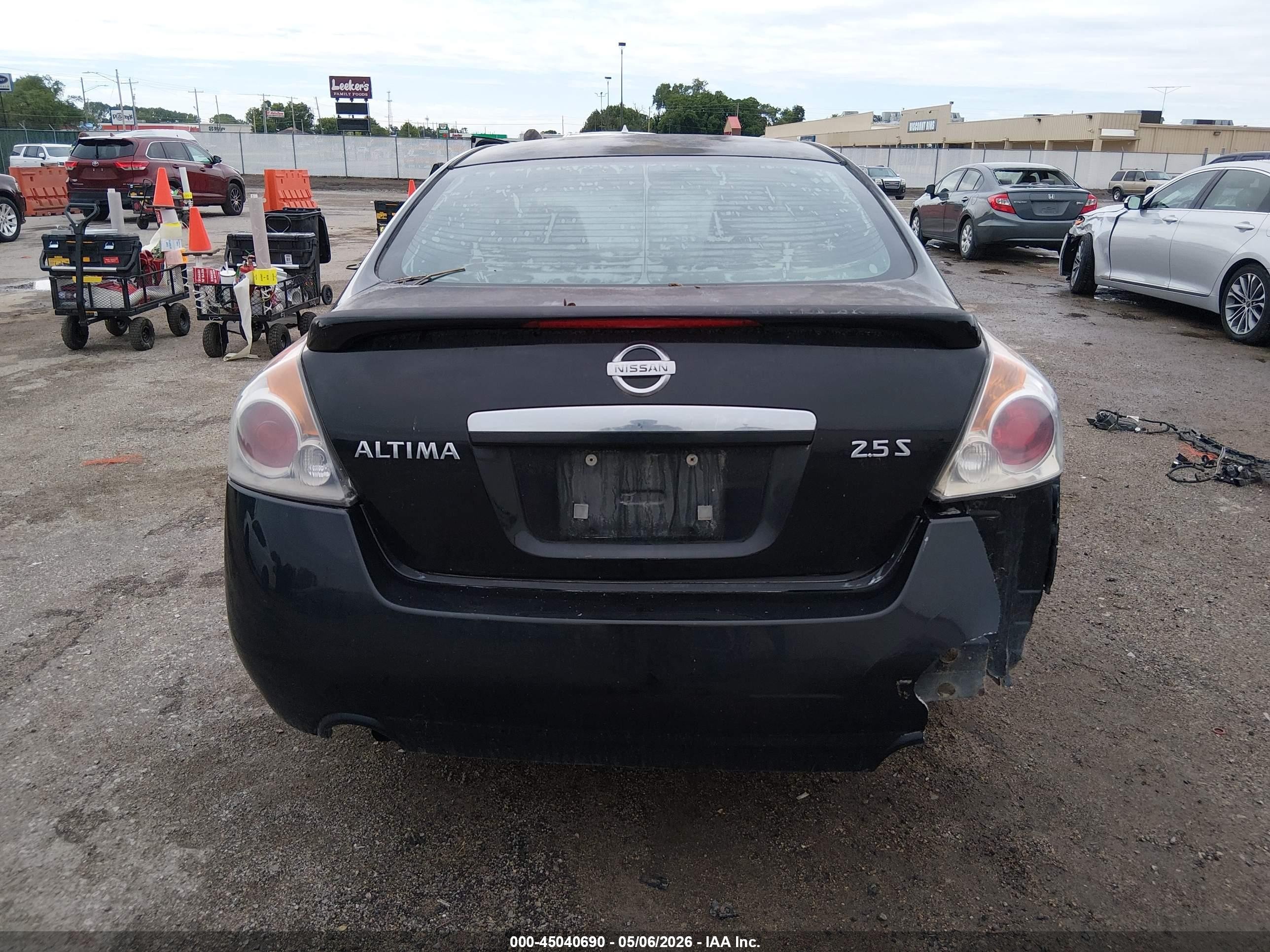 2008 Nissan Altima 2.5 S Черный vin: 1N4AL21E08N448809