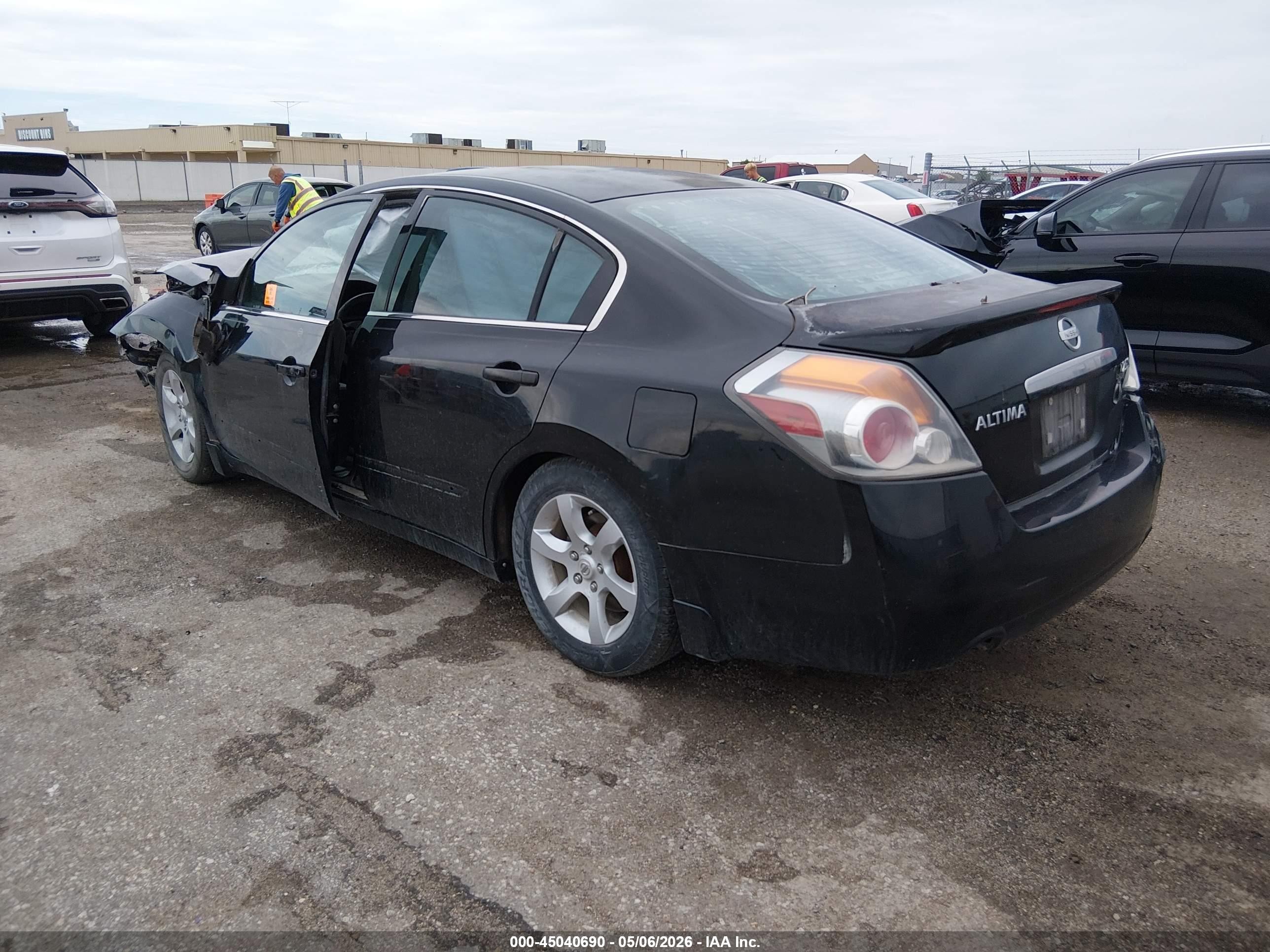2008 Nissan Altima 2.5 S Черный vin: 1N4AL21E08N448809