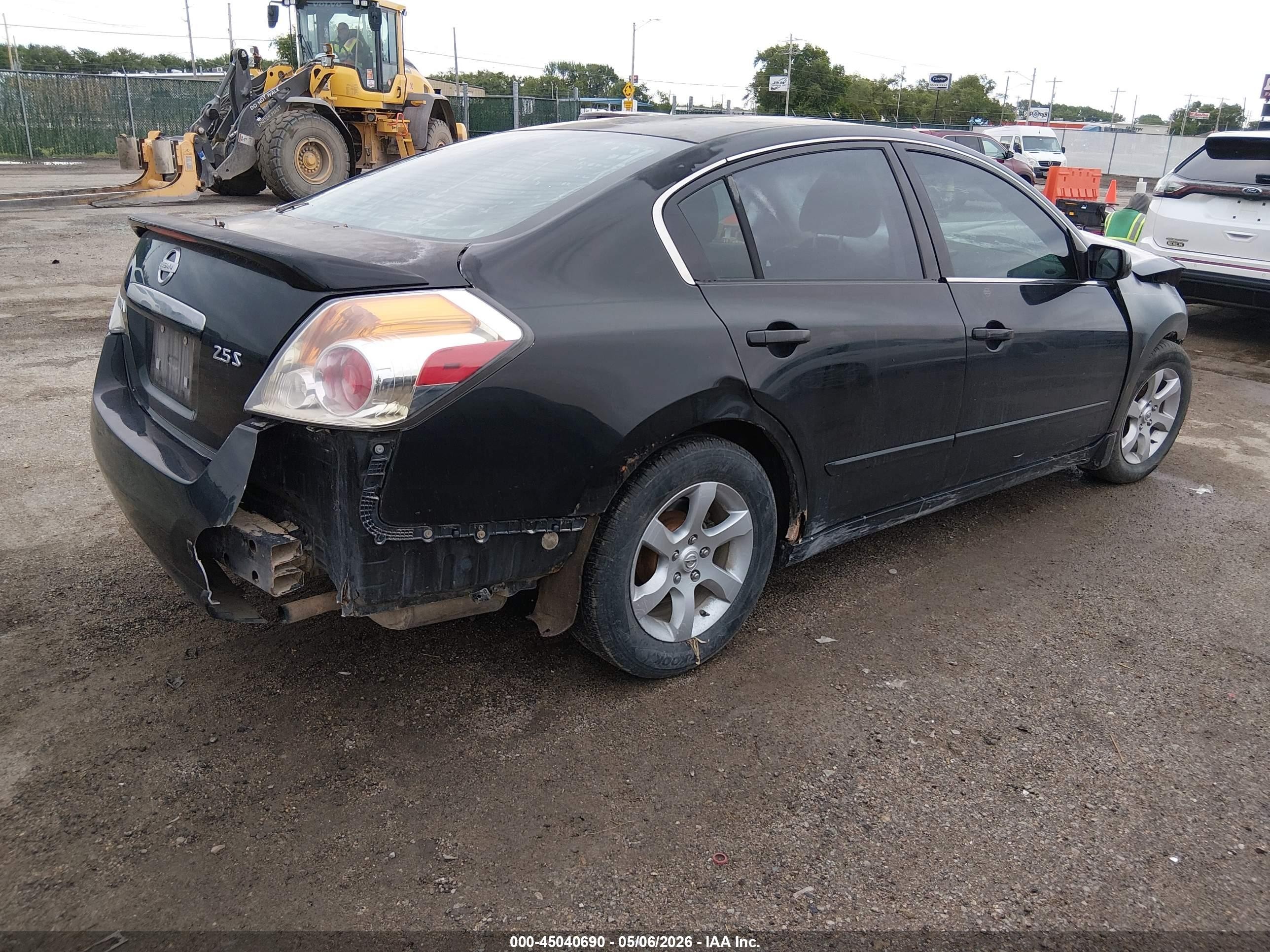 2008 Nissan Altima 2.5 S Черный vin: 1N4AL21E08N448809