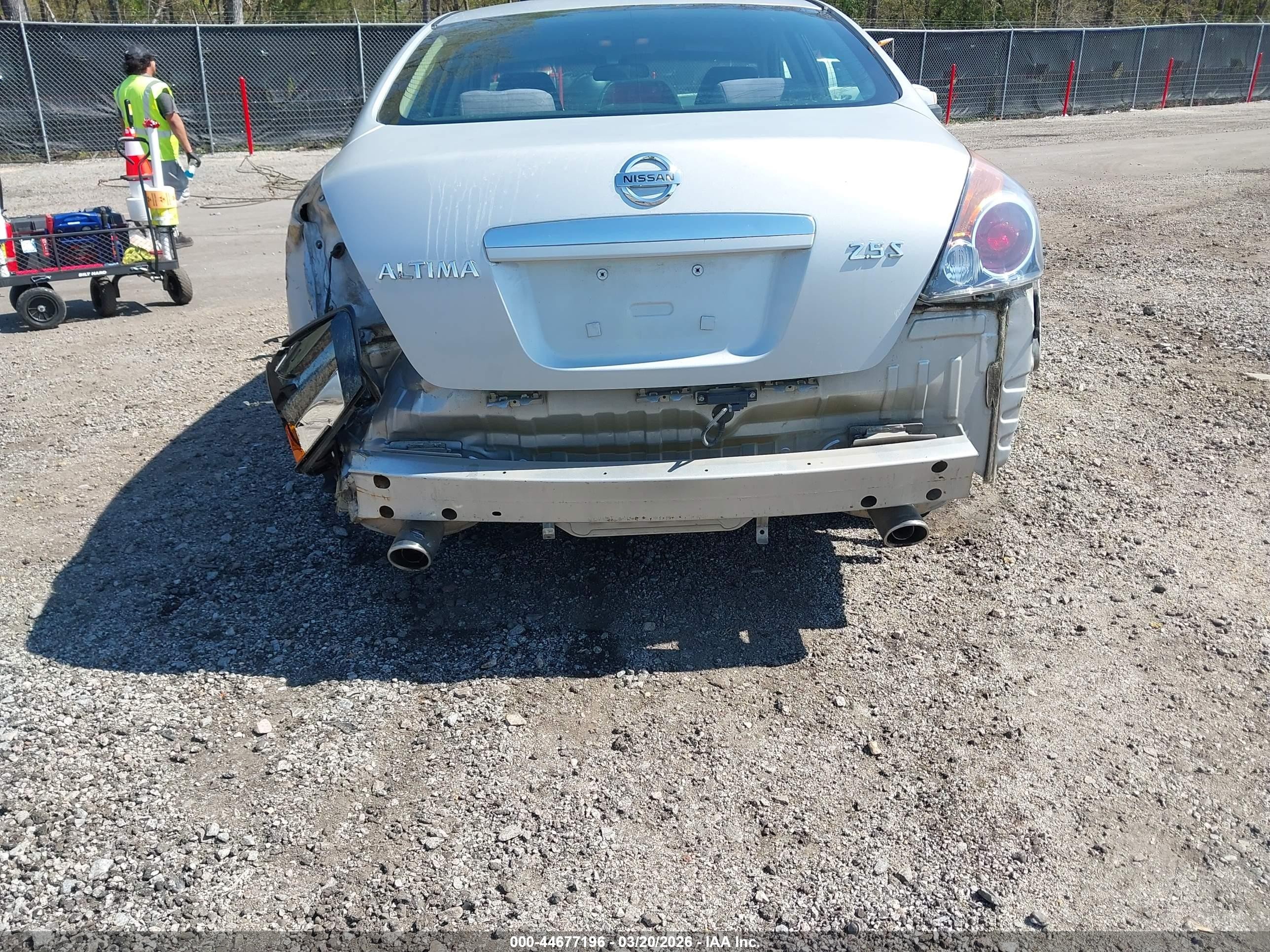 2008 Nissan Altima 2.5 S Silver vin: 1N4AL21E08N455436
