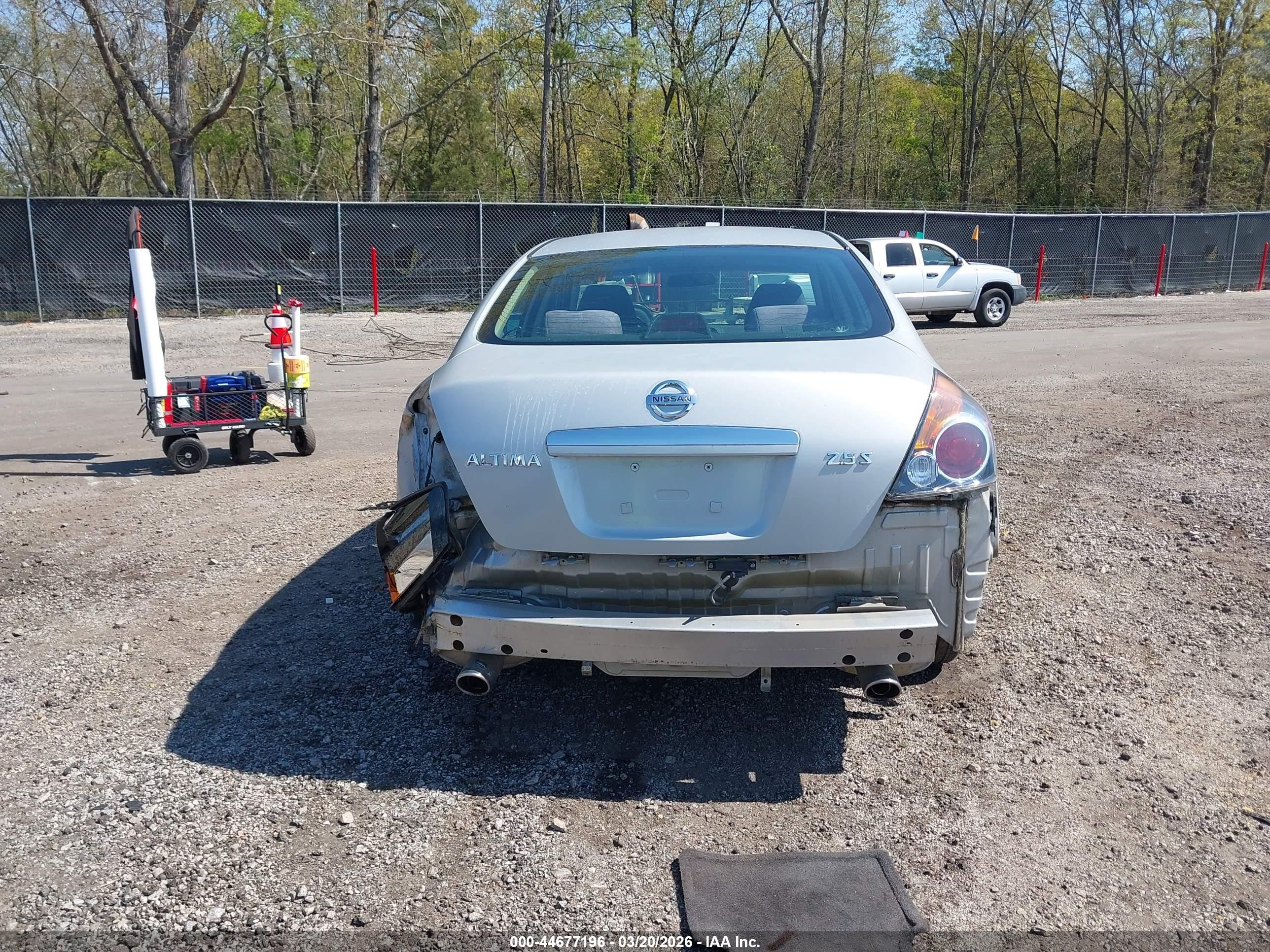 2008 Nissan Altima 2.5 S Silver vin: 1N4AL21E08N455436