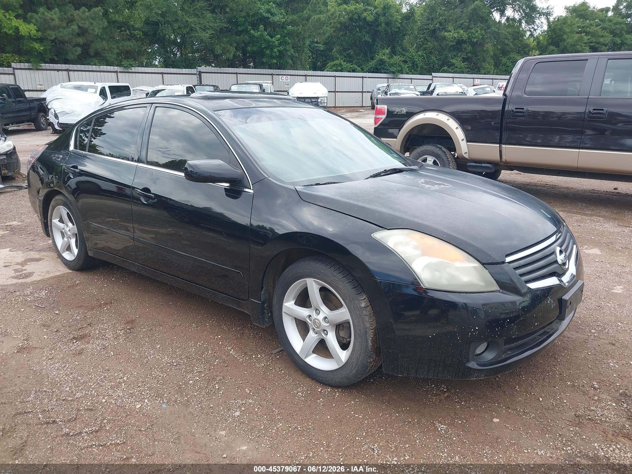 2008 Nissan Altima 2.5 S Black vin: 1N4AL21E08N466937