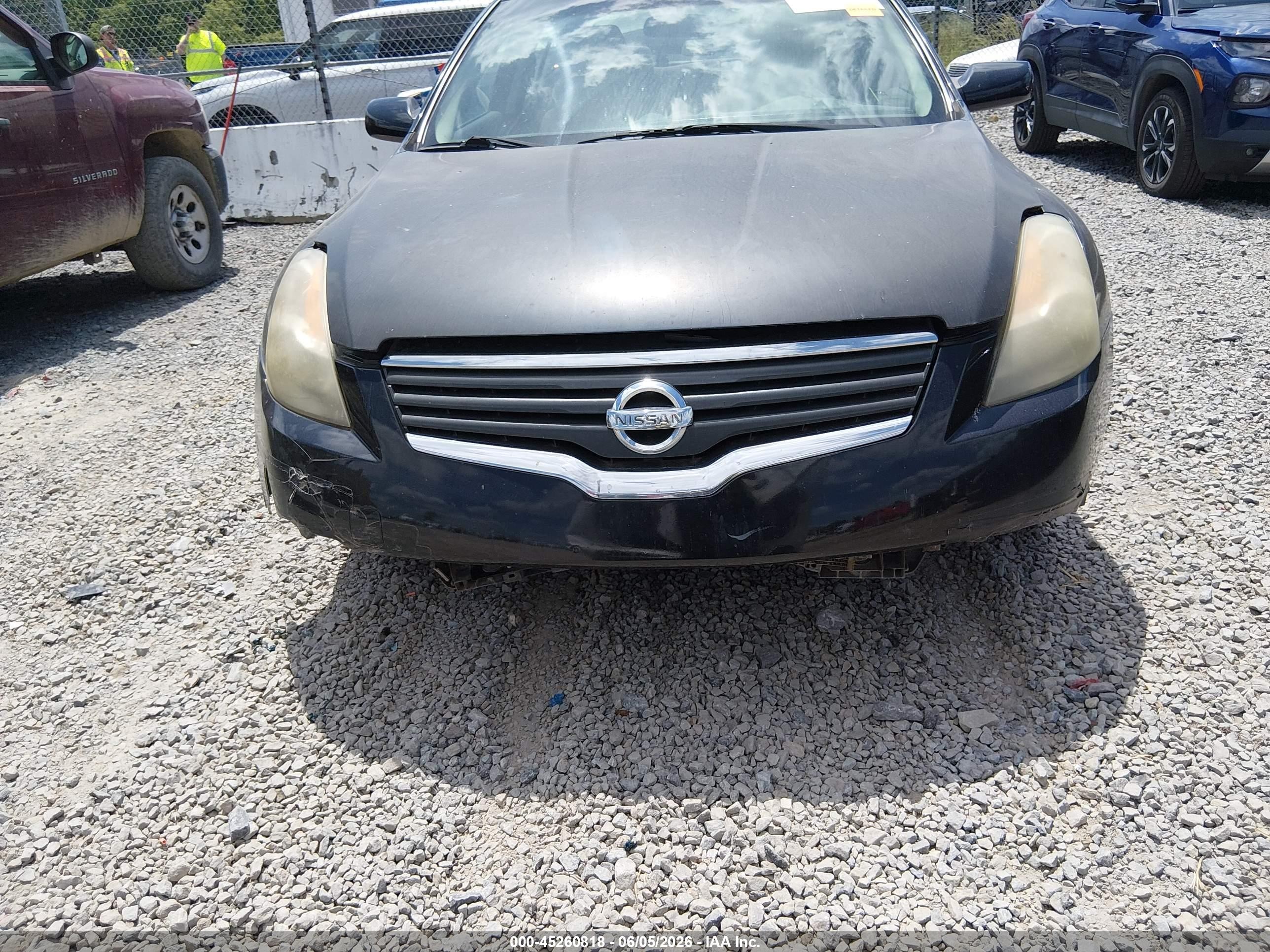 2008 Nissan Altima 2.5 S Black vin: 1N4AL21E08N517997