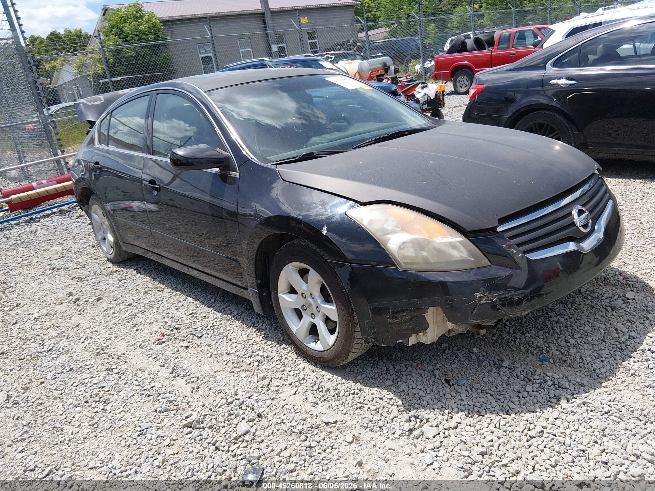 2008 Nissan Altima 2.5 S Black vin: 1N4AL21E08N517997