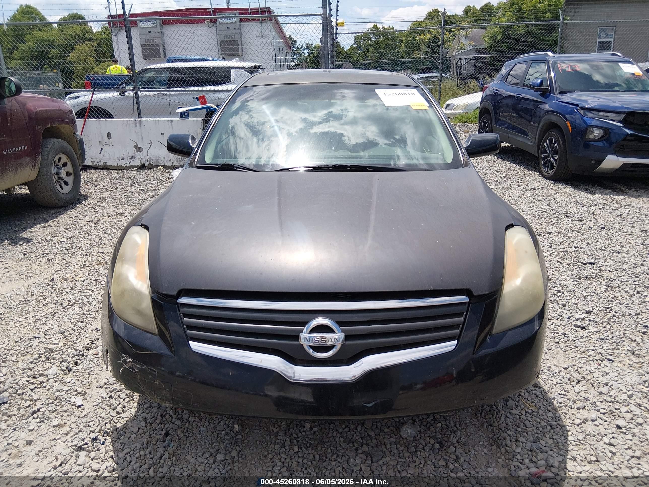 2008 Nissan Altima 2.5 S Black vin: 1N4AL21E08N517997