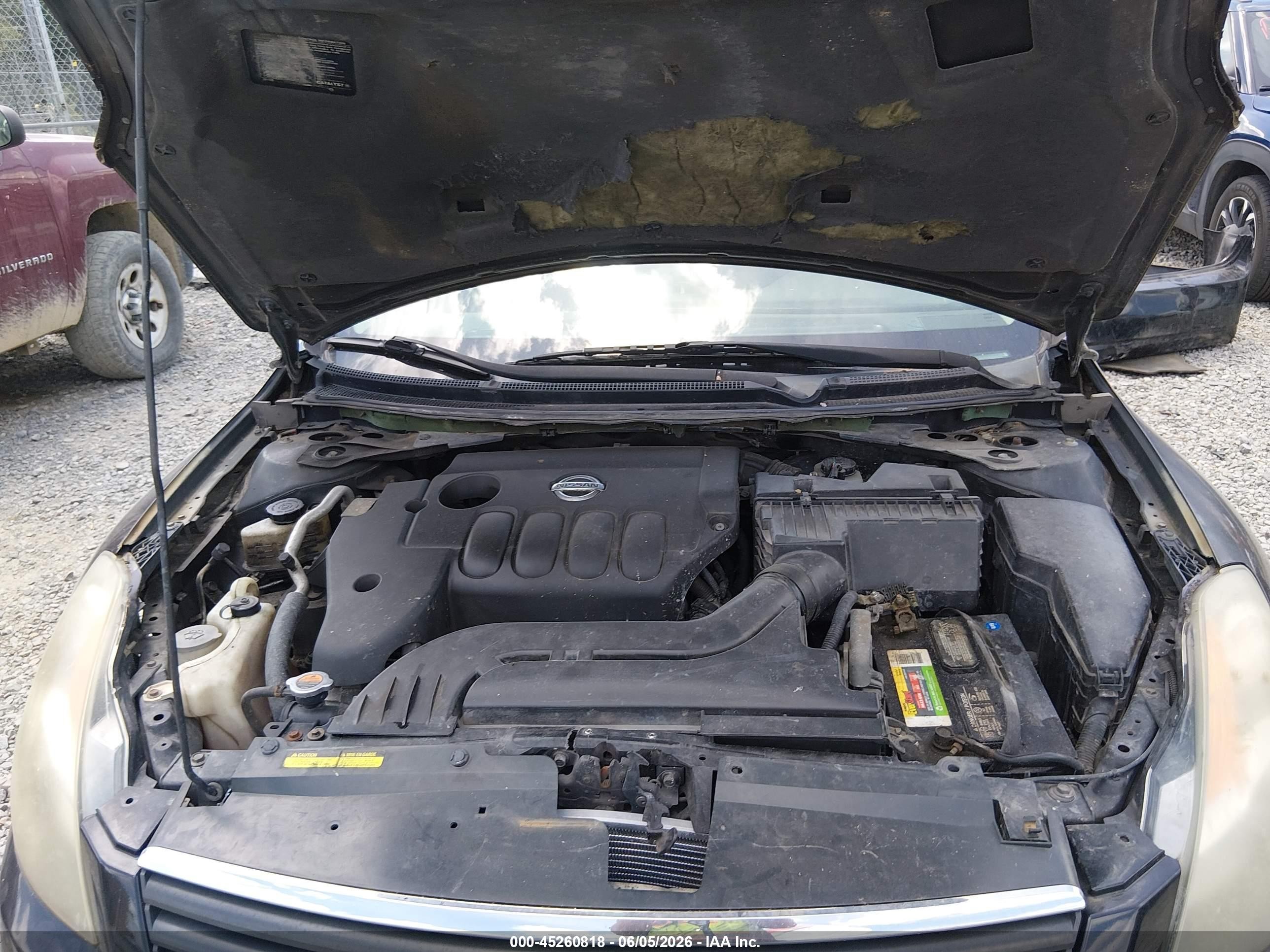 2008 Nissan Altima 2.5 S Black vin: 1N4AL21E08N517997