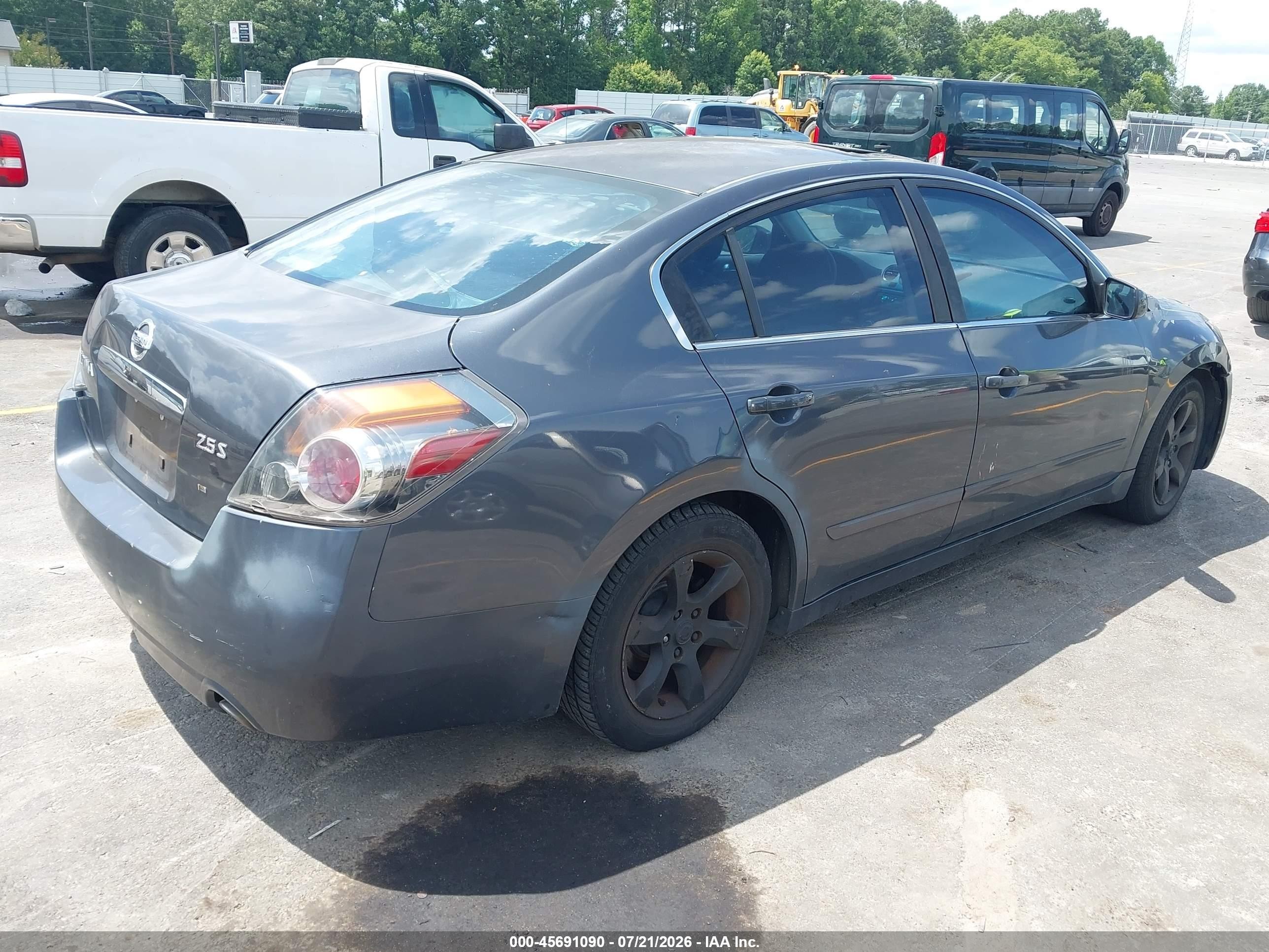 2009 Nissan Altima 2.5 S Gray vin: 1N4AL21E09C150449