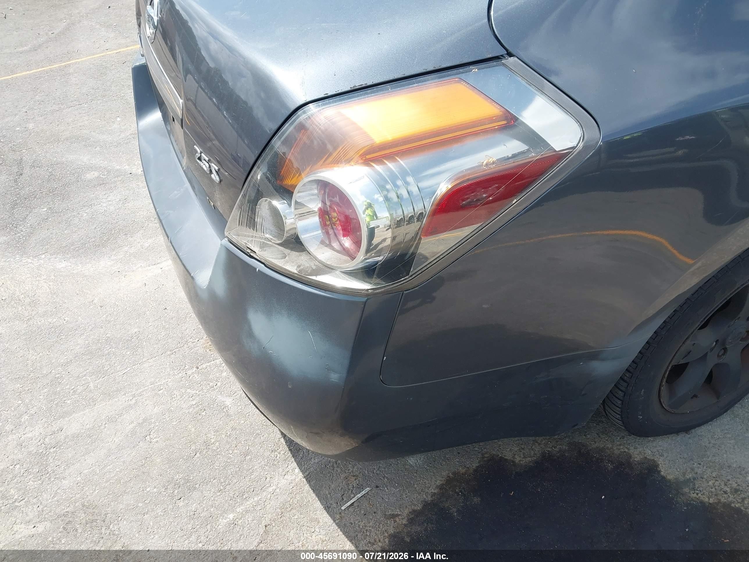 2009 Nissan Altima 2.5 S Gray vin: 1N4AL21E09C150449