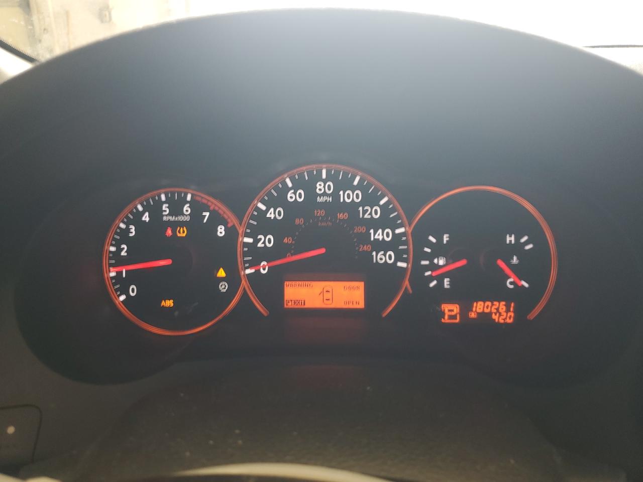 2009 Nissan Altima 2.5 White vin: 1N4AL21E09N447287 Damage: Warning Light - Abs, On, Unacceptable