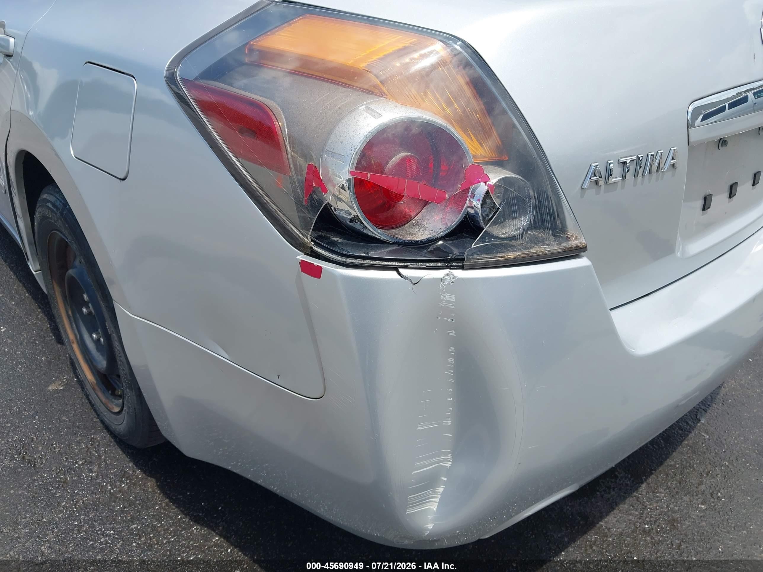 2009 Nissan Altima 2.5 S Silver vin: 1N4AL21E09N482993