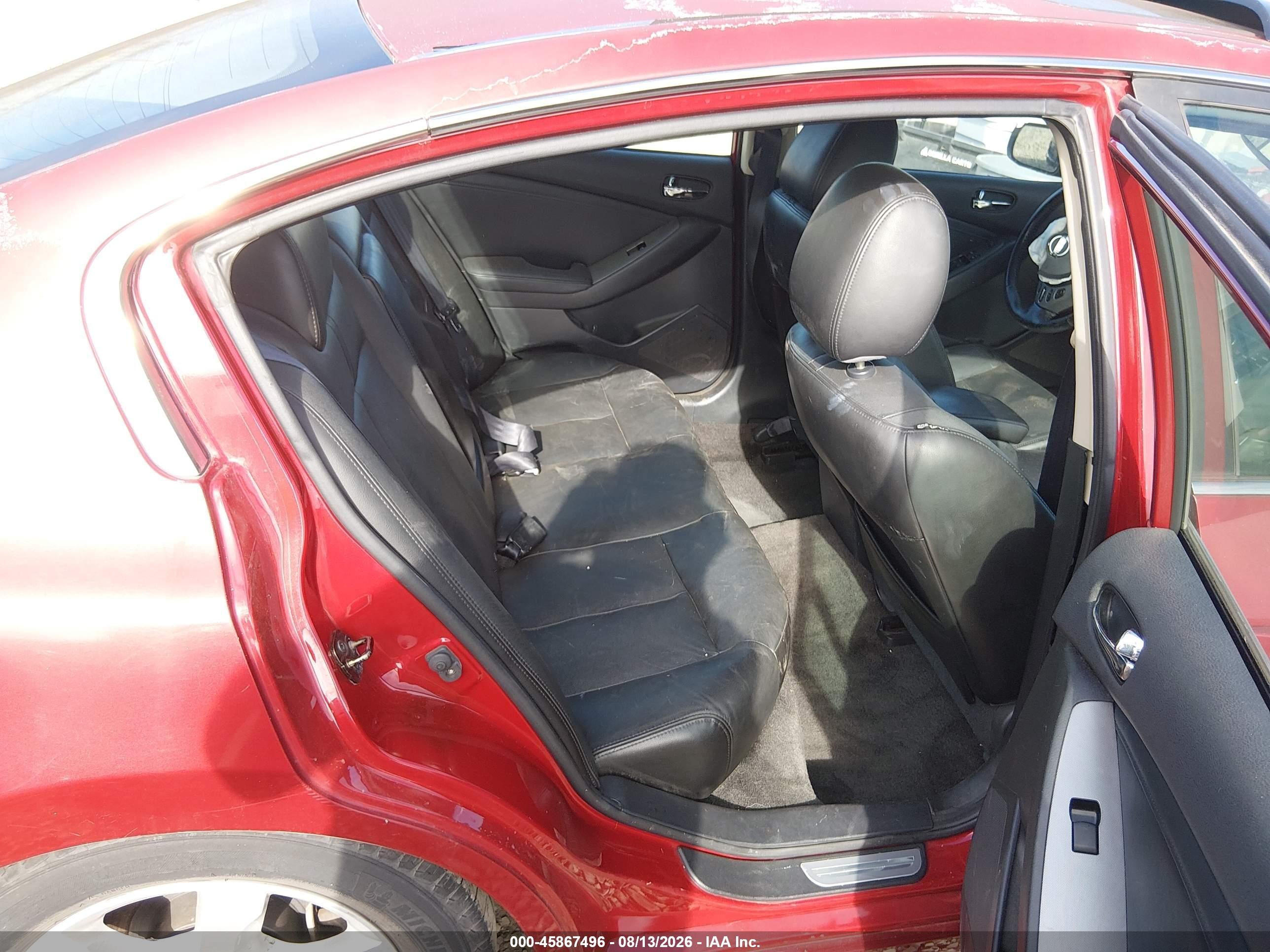 2009 Nissan Altima 2.5 S Красный vin: 1N4AL21E09N486090
