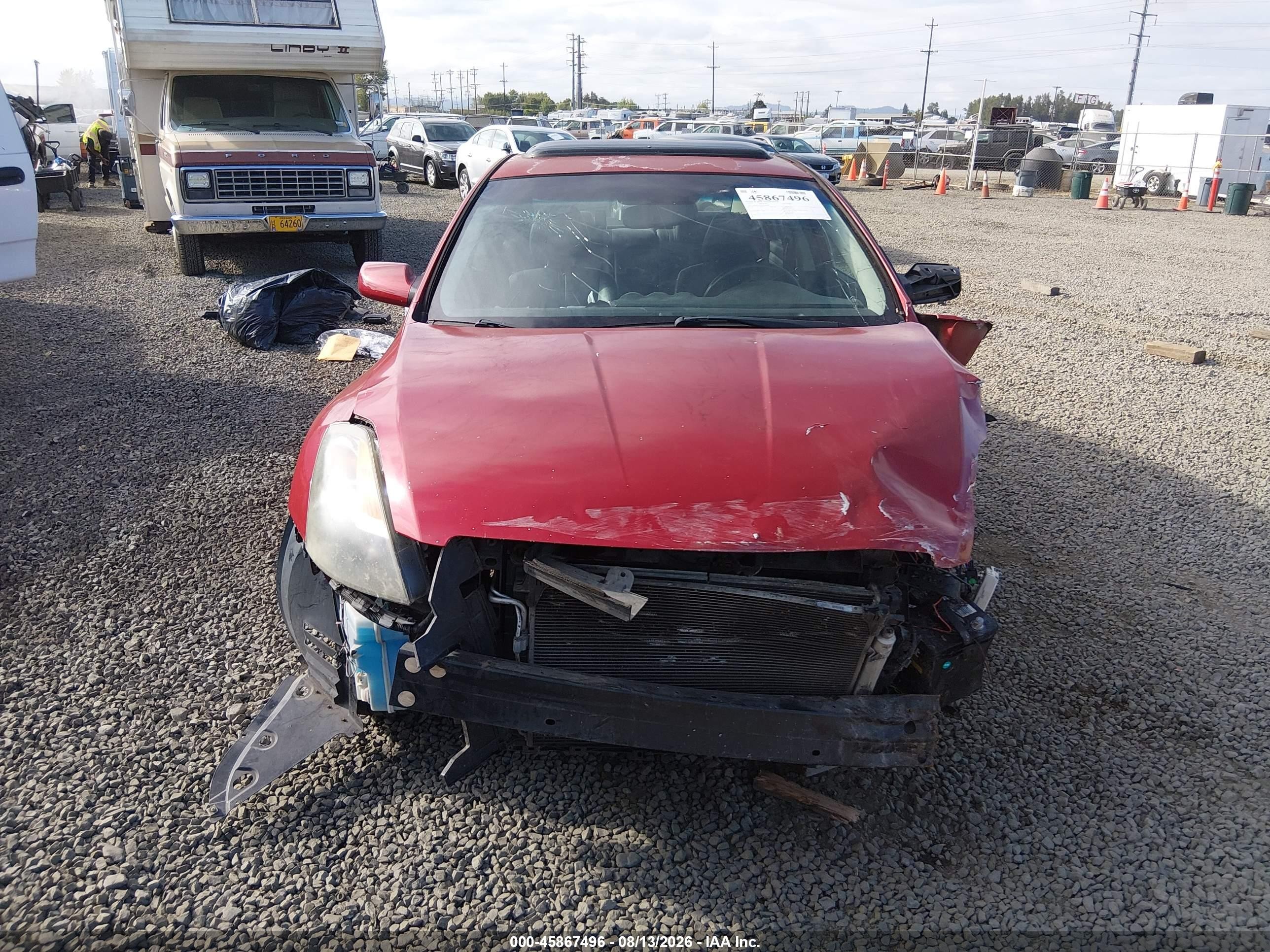 2009 Nissan Altima 2.5 S Красный vin: 1N4AL21E09N486090