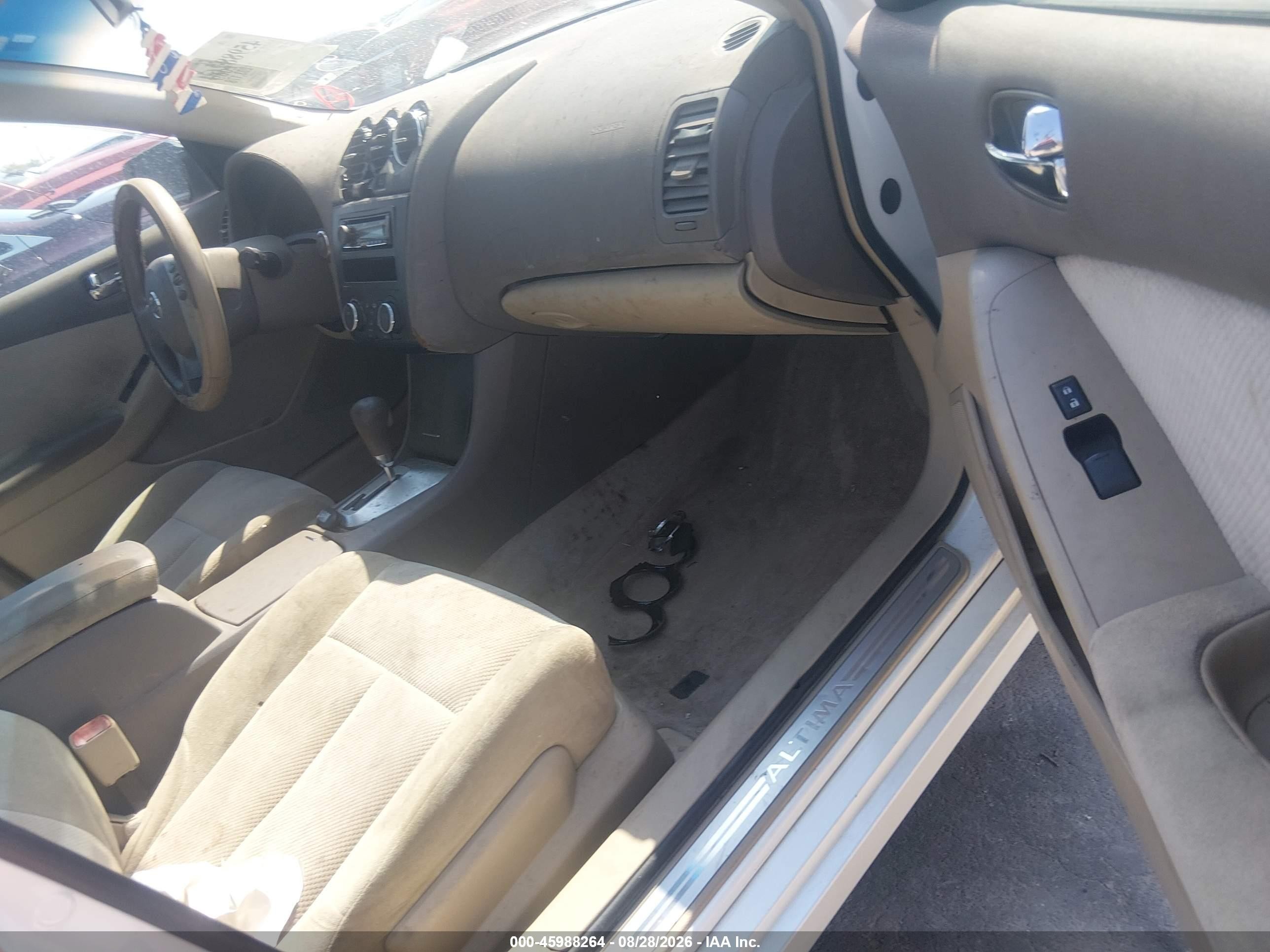 2009 Nissan Altima 2.5 S Cream vin: 1N4AL21E09N493332