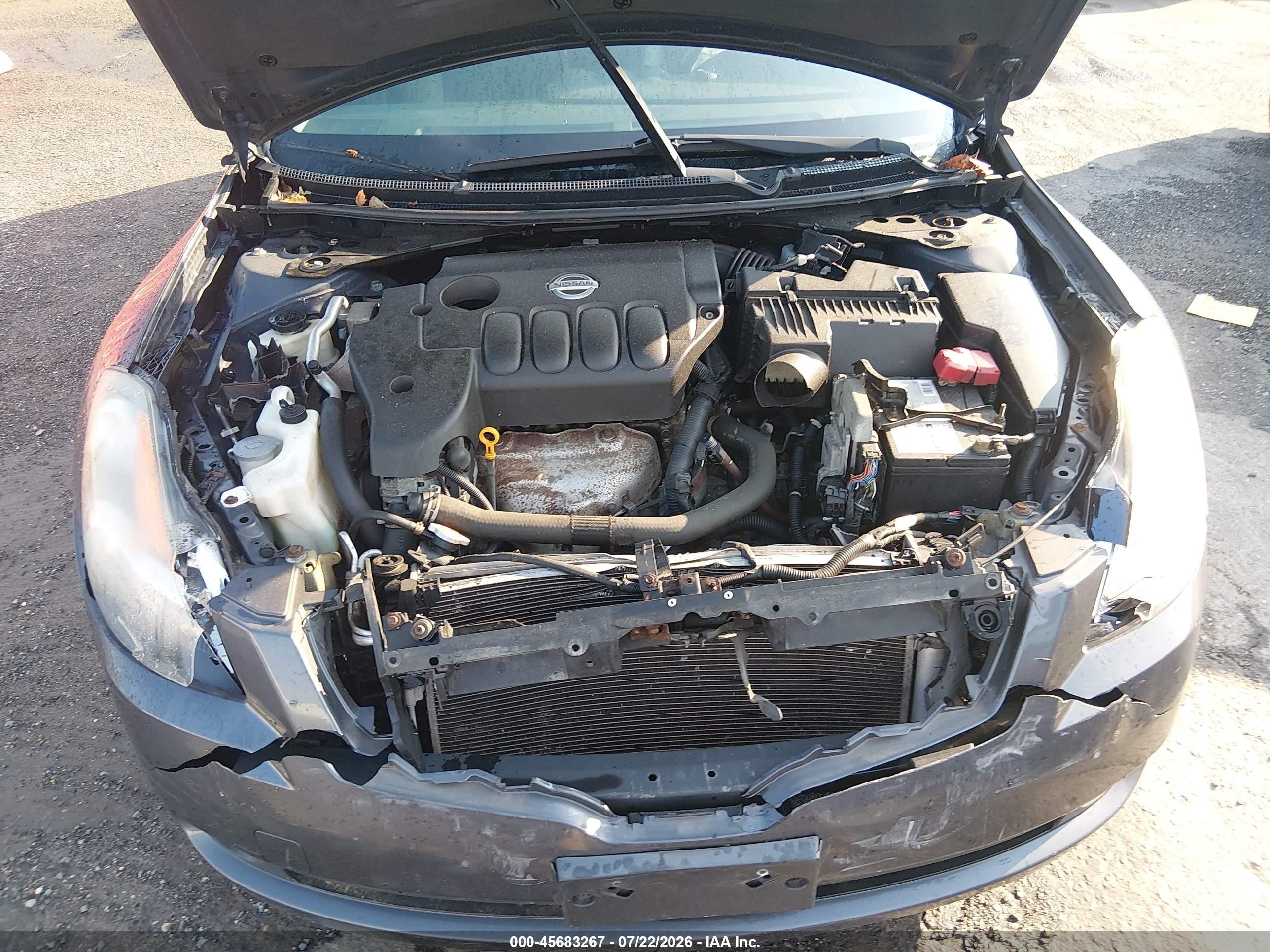 2009 Nissan Altima 2.5 S Gray vin: 1N4AL21E09N547003