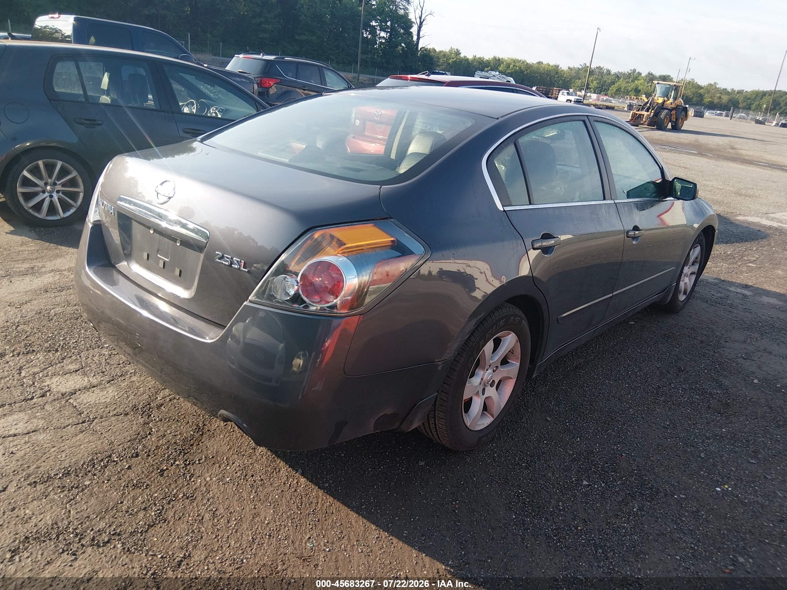 2009 Nissan Altima 2.5 S Gray vin: 1N4AL21E09N547003