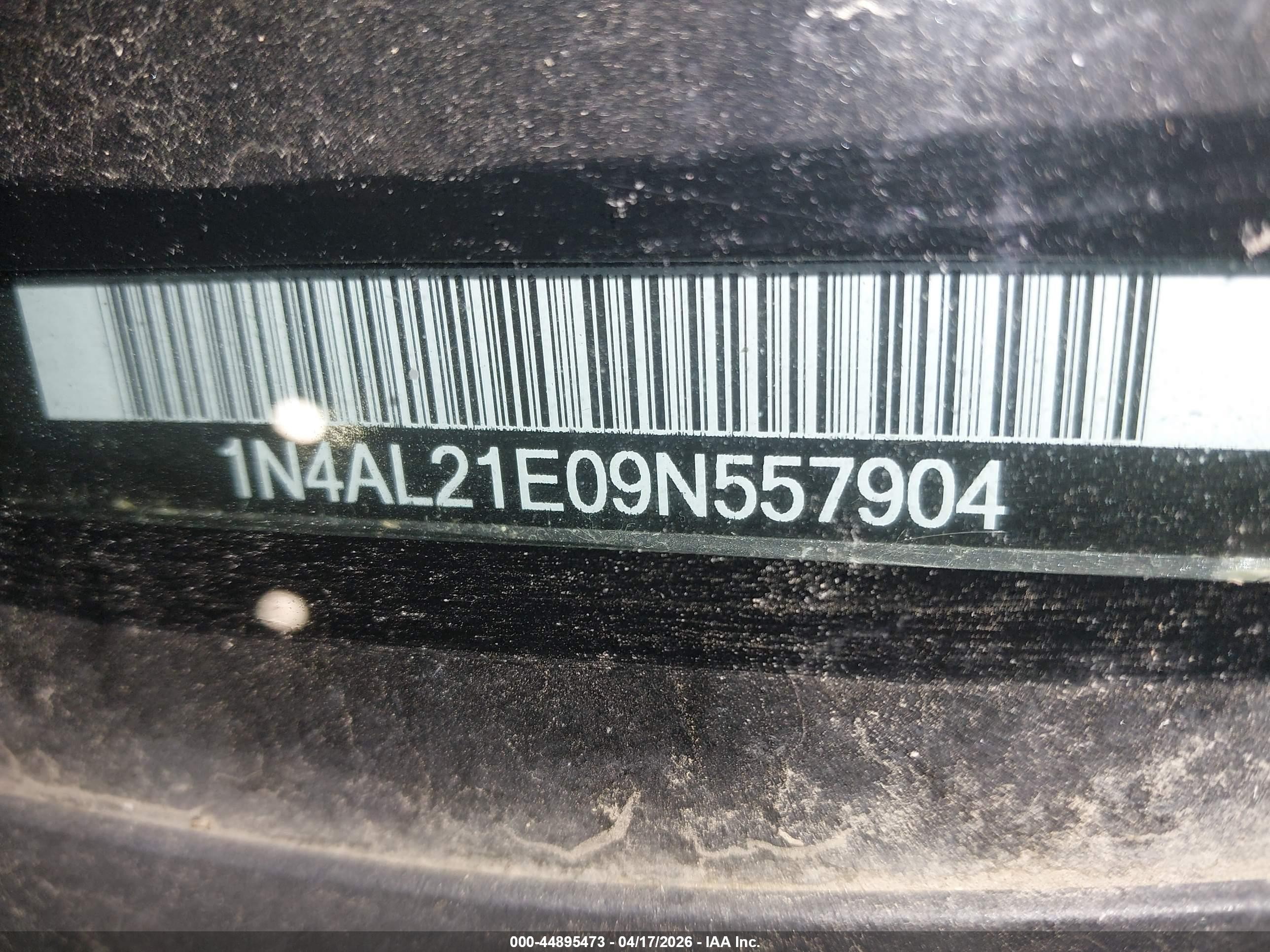 2009 Nissan Altima 2.5 S Серый vin: 1N4AL21E09N557904
