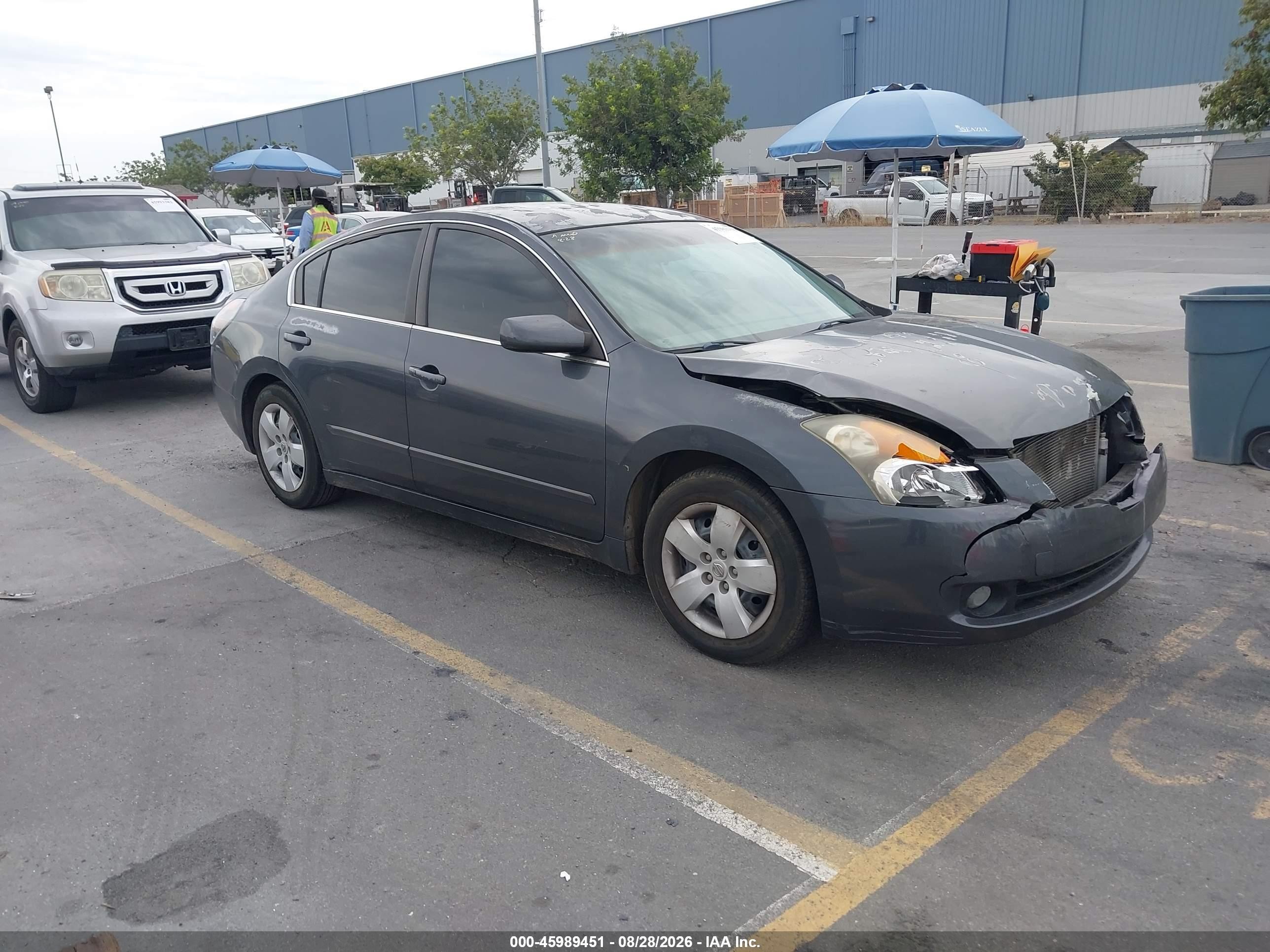 2007 Nissan Altima 2.5 S Gray vin: 1N4AL21E17C141305