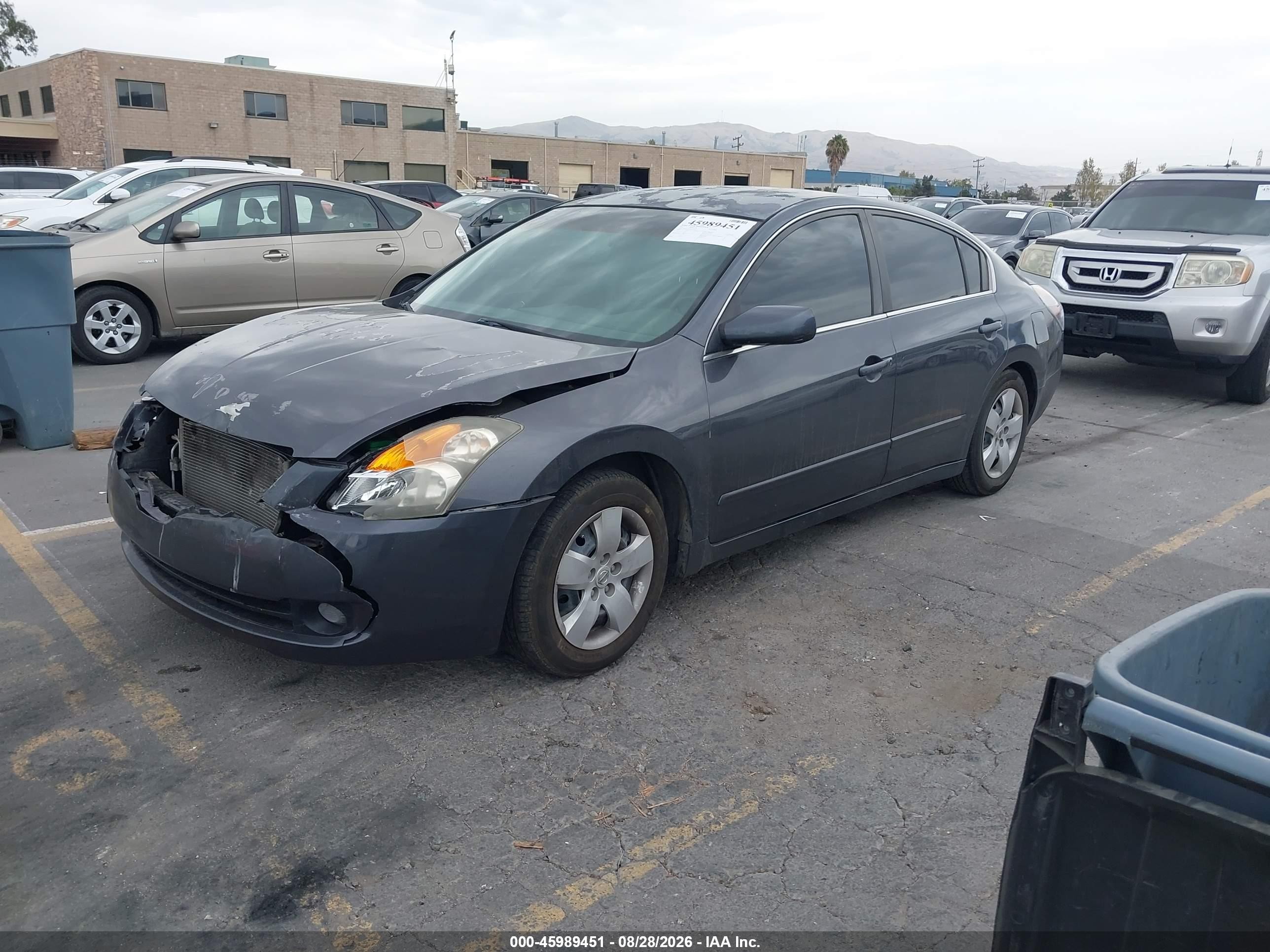 2007 Nissan Altima 2.5 S Gray vin: 1N4AL21E17C141305