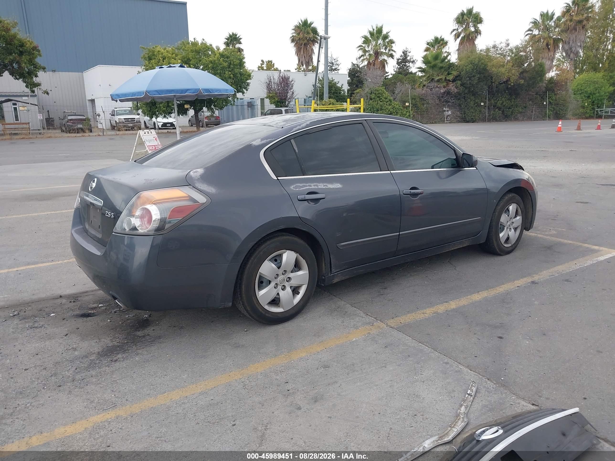 2007 Nissan Altima 2.5 S Gray vin: 1N4AL21E17C141305