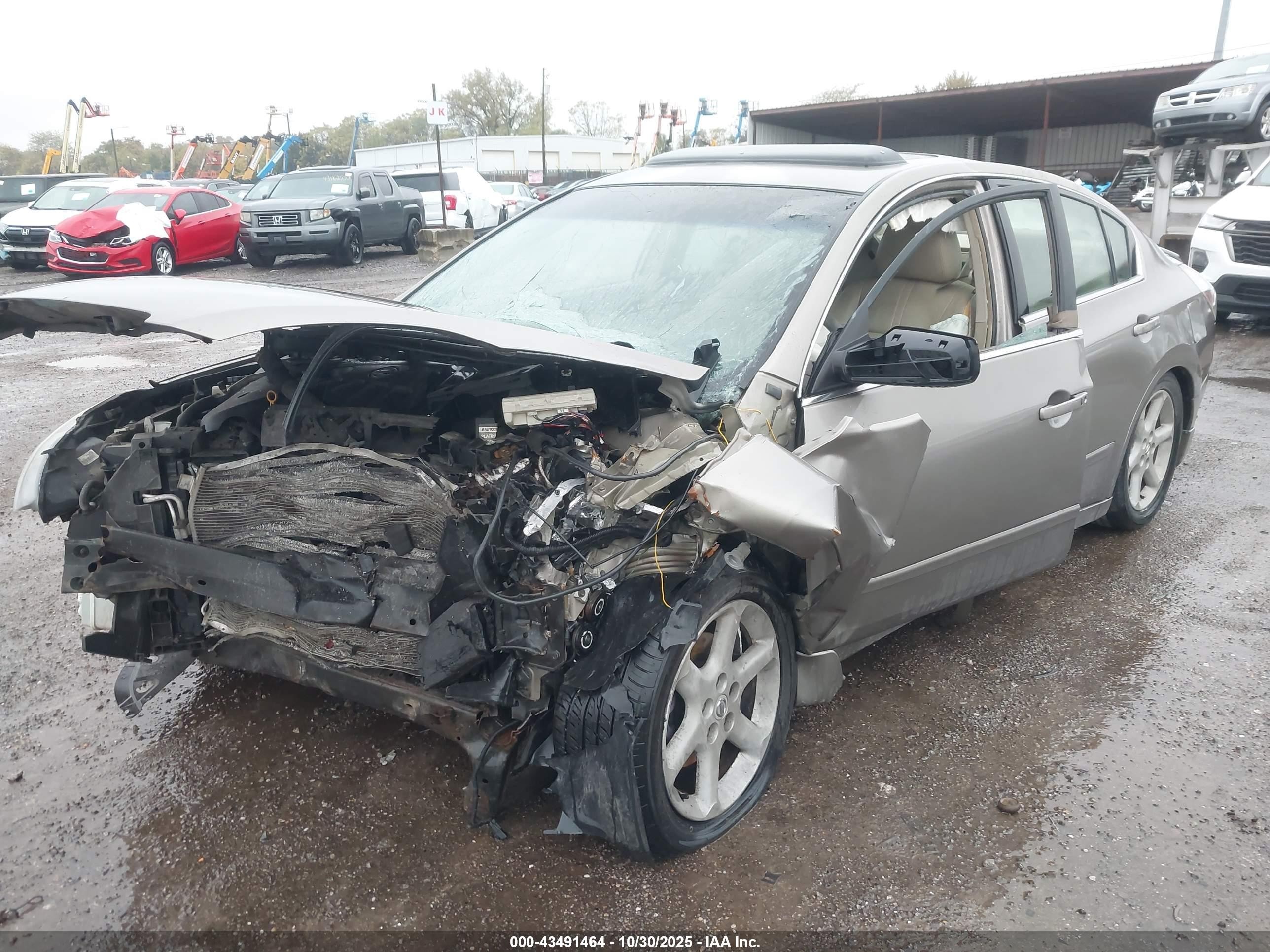 2007 Nissan Altima 2.5 S Gold vin: 1N4AL21E17C176958