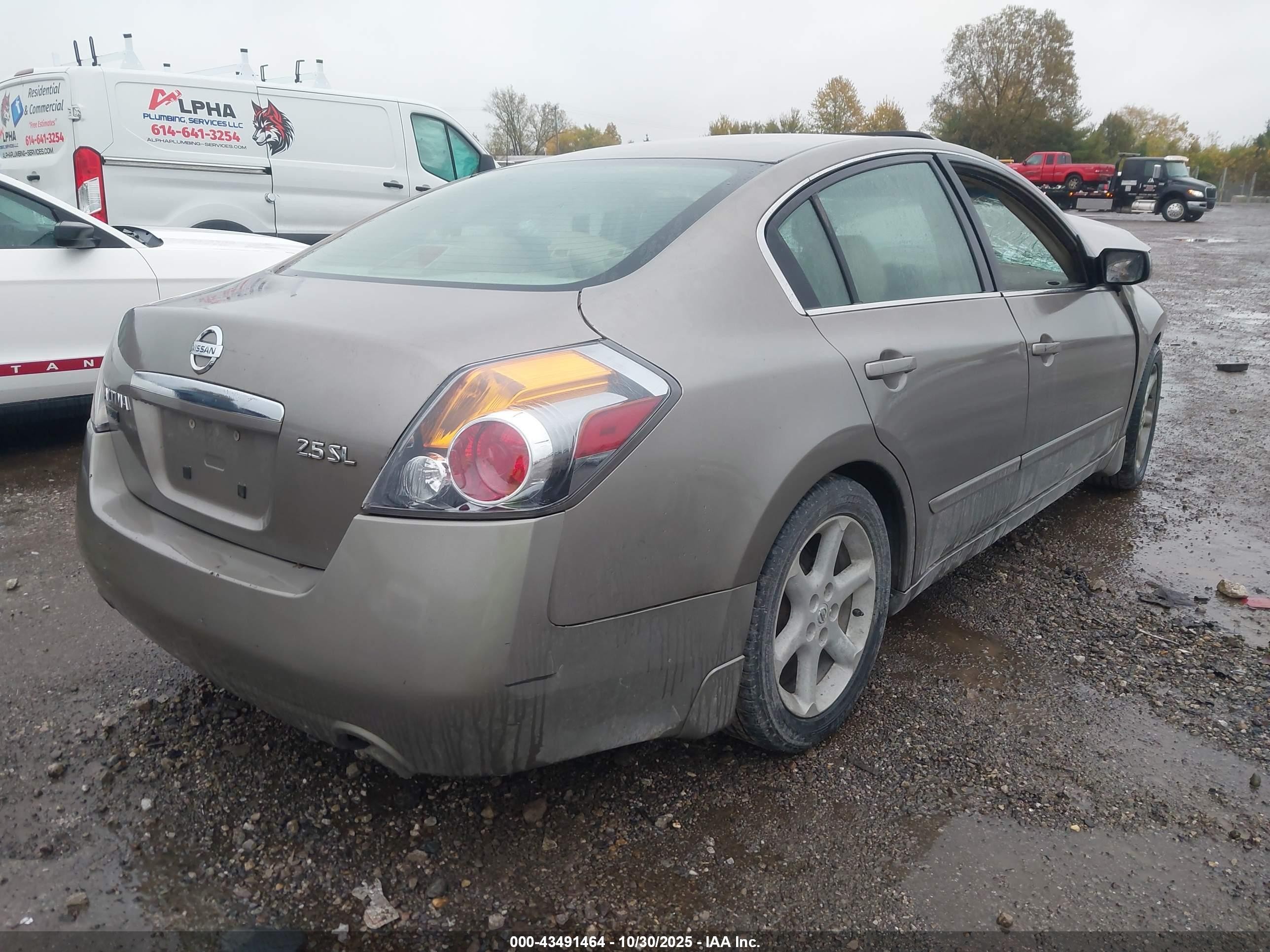 2007 Nissan Altima 2.5 S Gold vin: 1N4AL21E17C176958