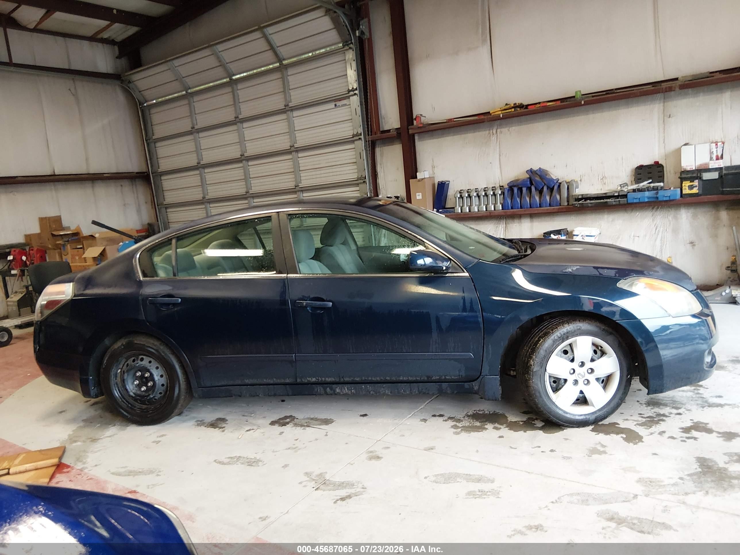 2007 Nissan Altima 2.5 S Blue vin: 1N4AL21E17C192495