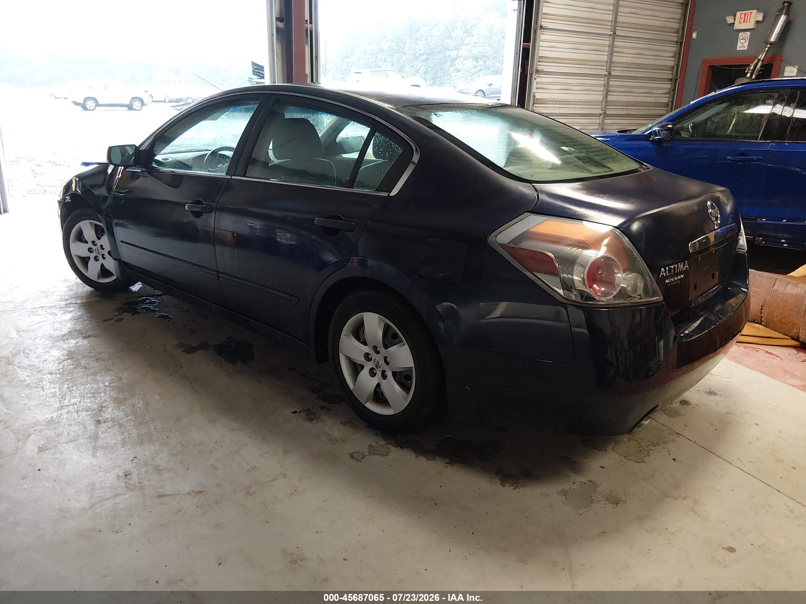 2007 Nissan Altima 2.5 S Blue vin: 1N4AL21E17C192495