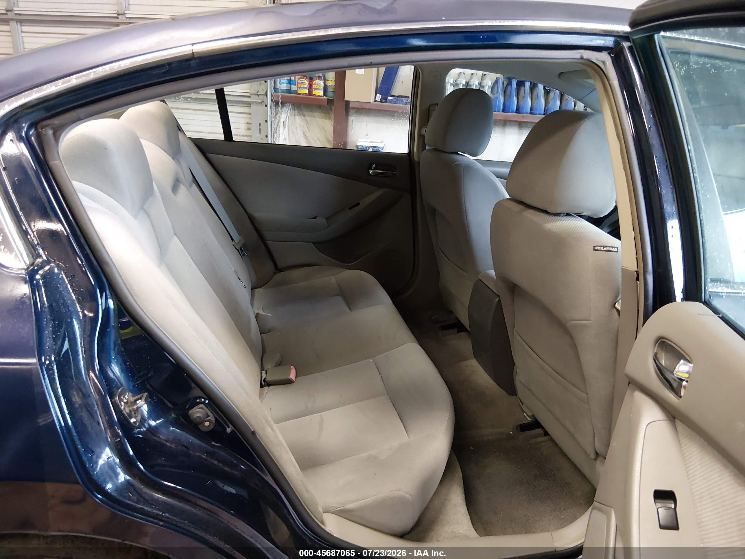 2007 Nissan Altima 2.5 S Blue vin: 1N4AL21E17C192495