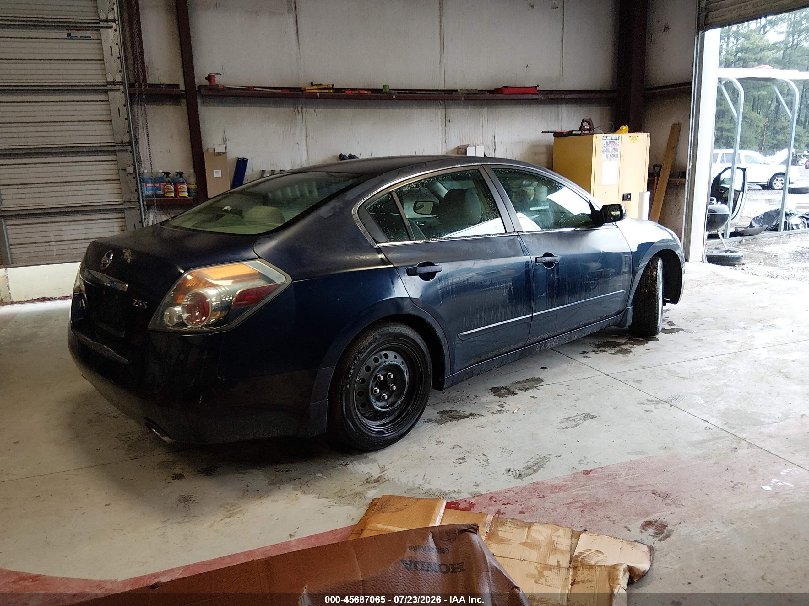 2007 Nissan Altima 2.5 S Blue vin: 1N4AL21E17C192495