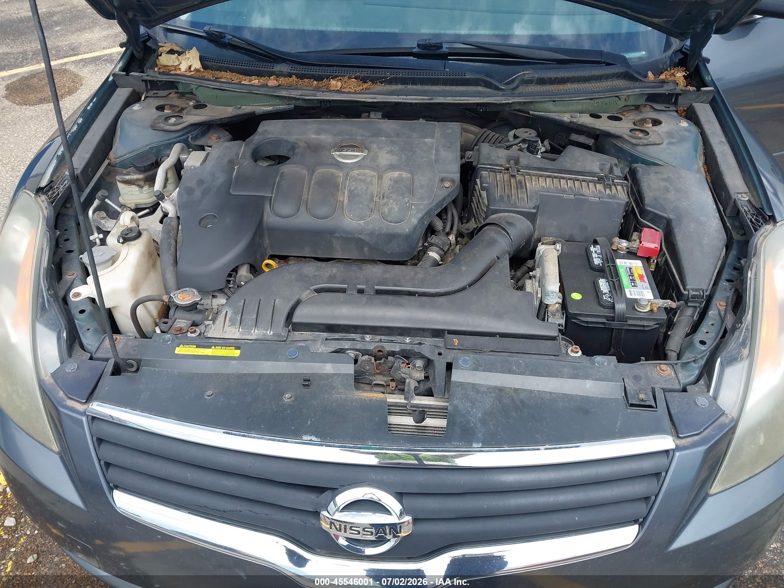 2007 Nissan Altima 2.5 S Turquoise vin: 1N4AL21E17C201017