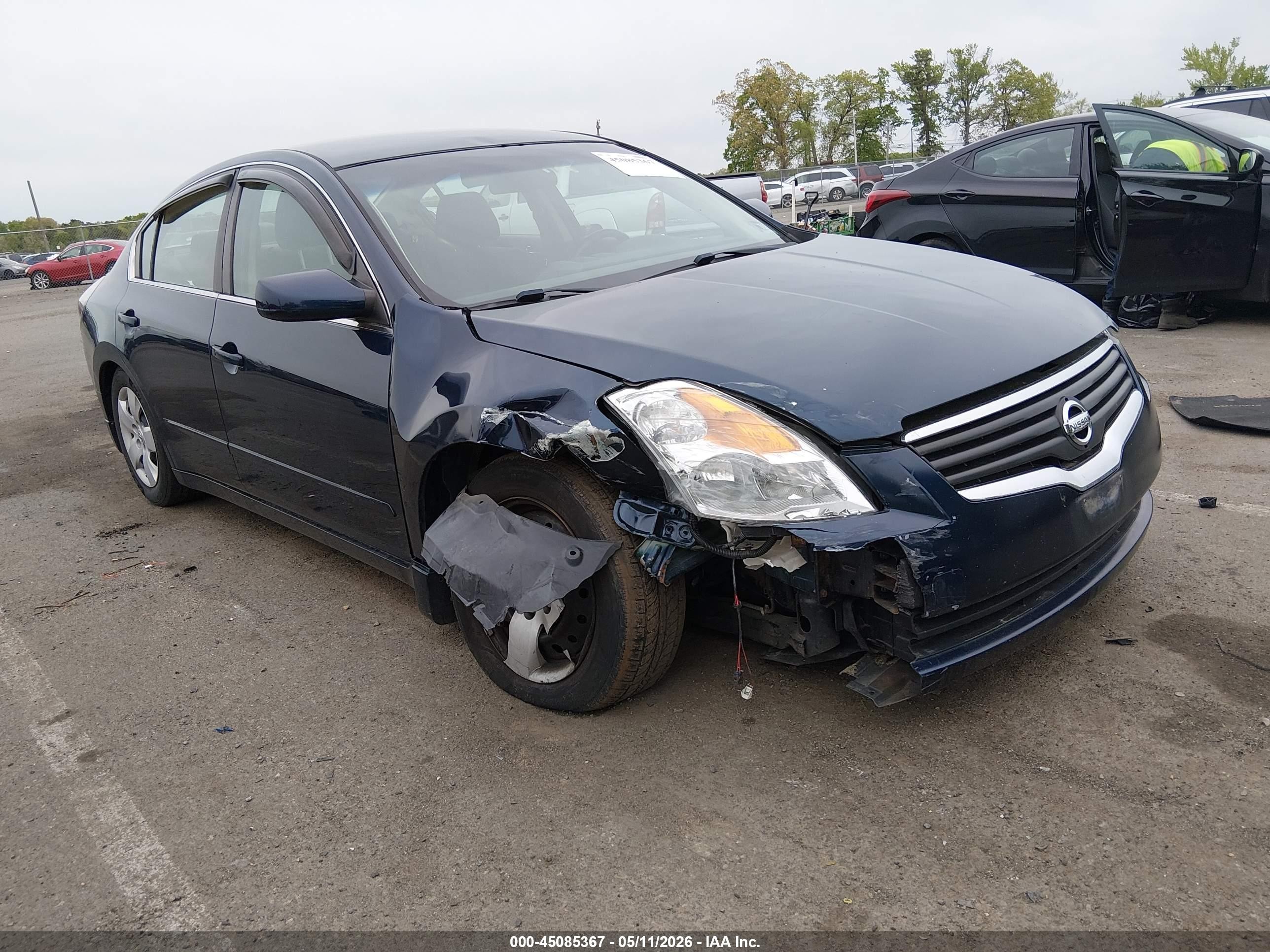 2007 Nissan Altima 2.5 S Blue vin: 1N4AL21E17C218710