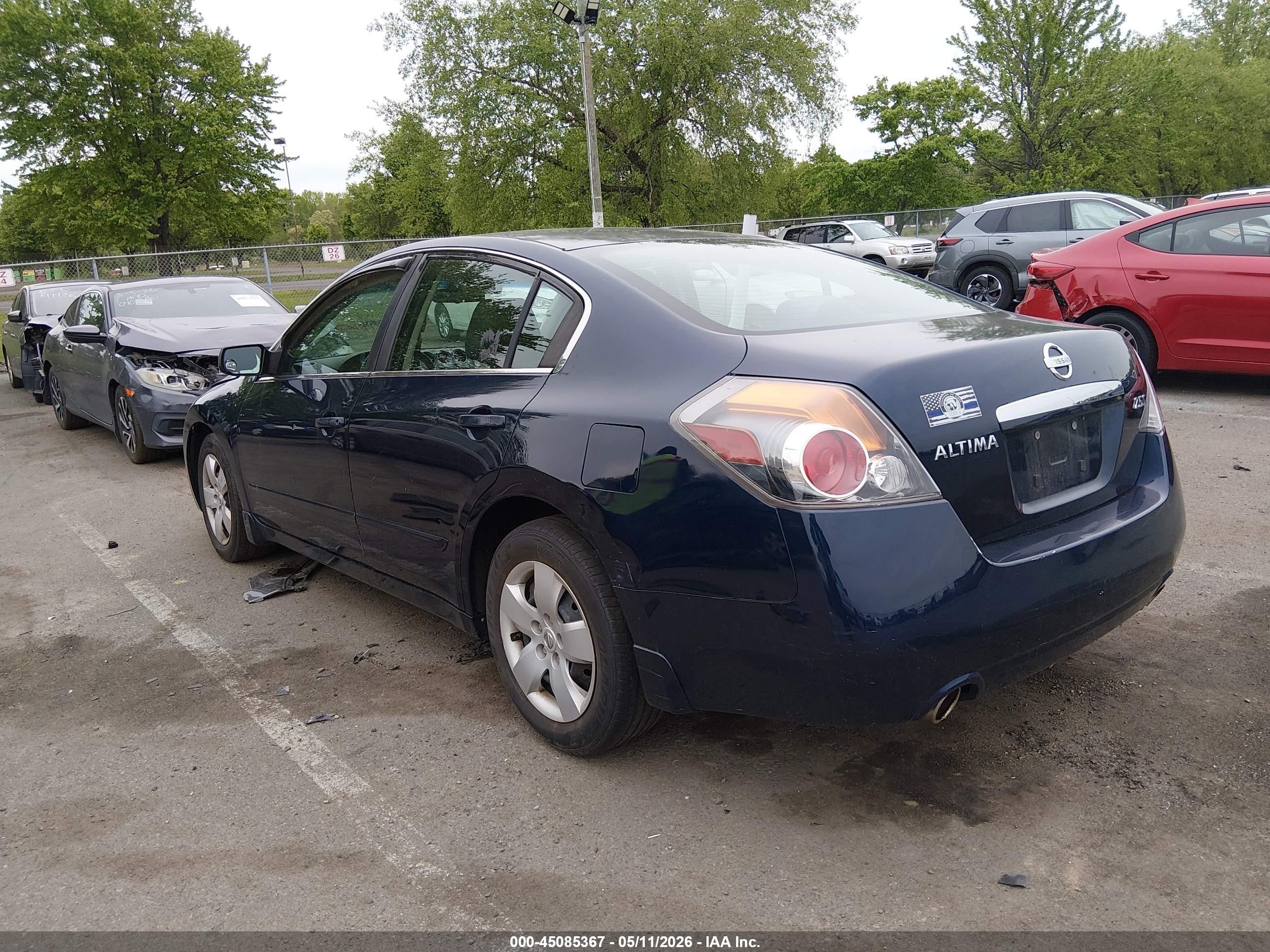 2007 Nissan Altima 2.5 S Blue vin: 1N4AL21E17C218710