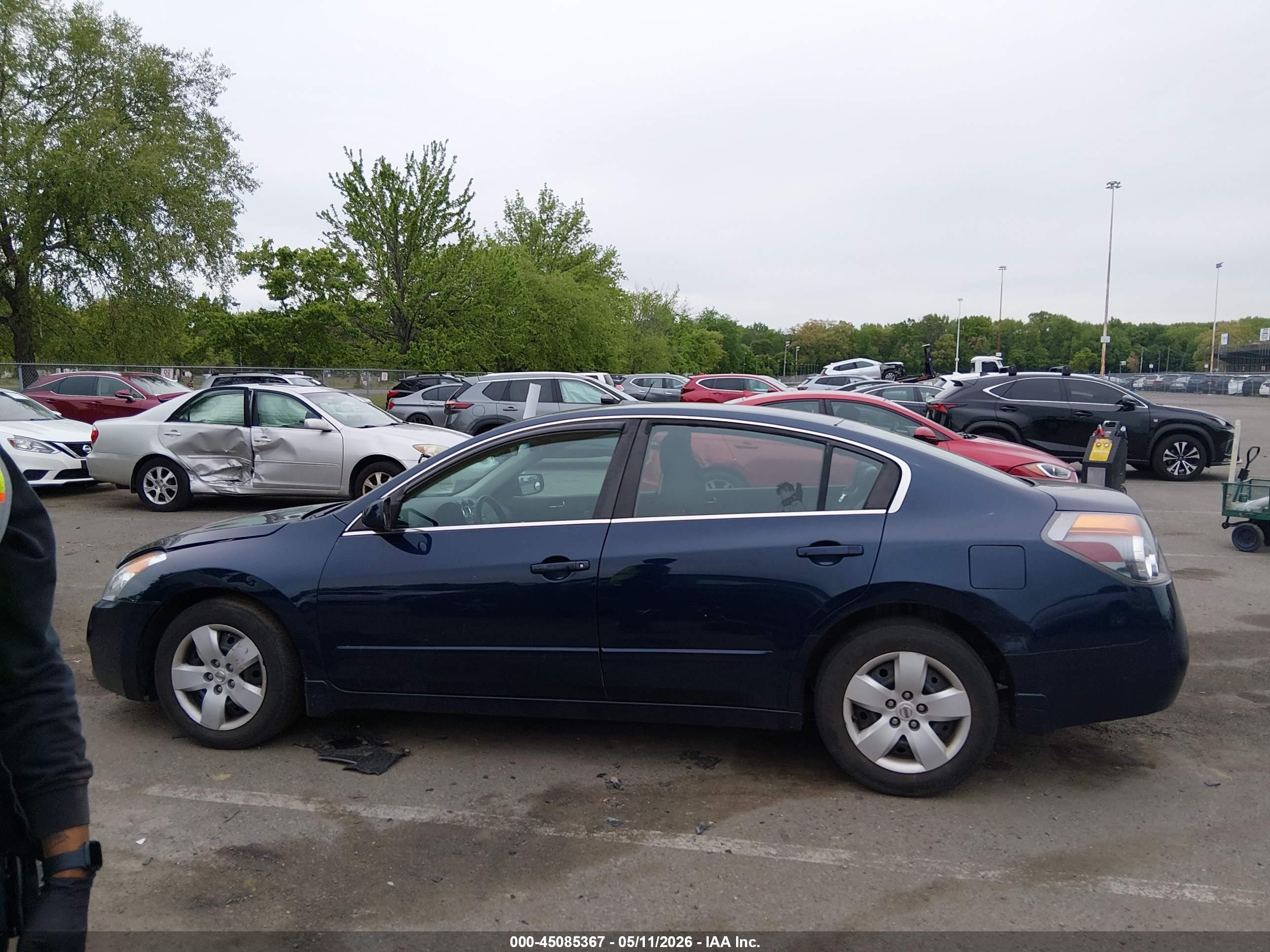 2007 Nissan Altima 2.5 S Blue vin: 1N4AL21E17C218710