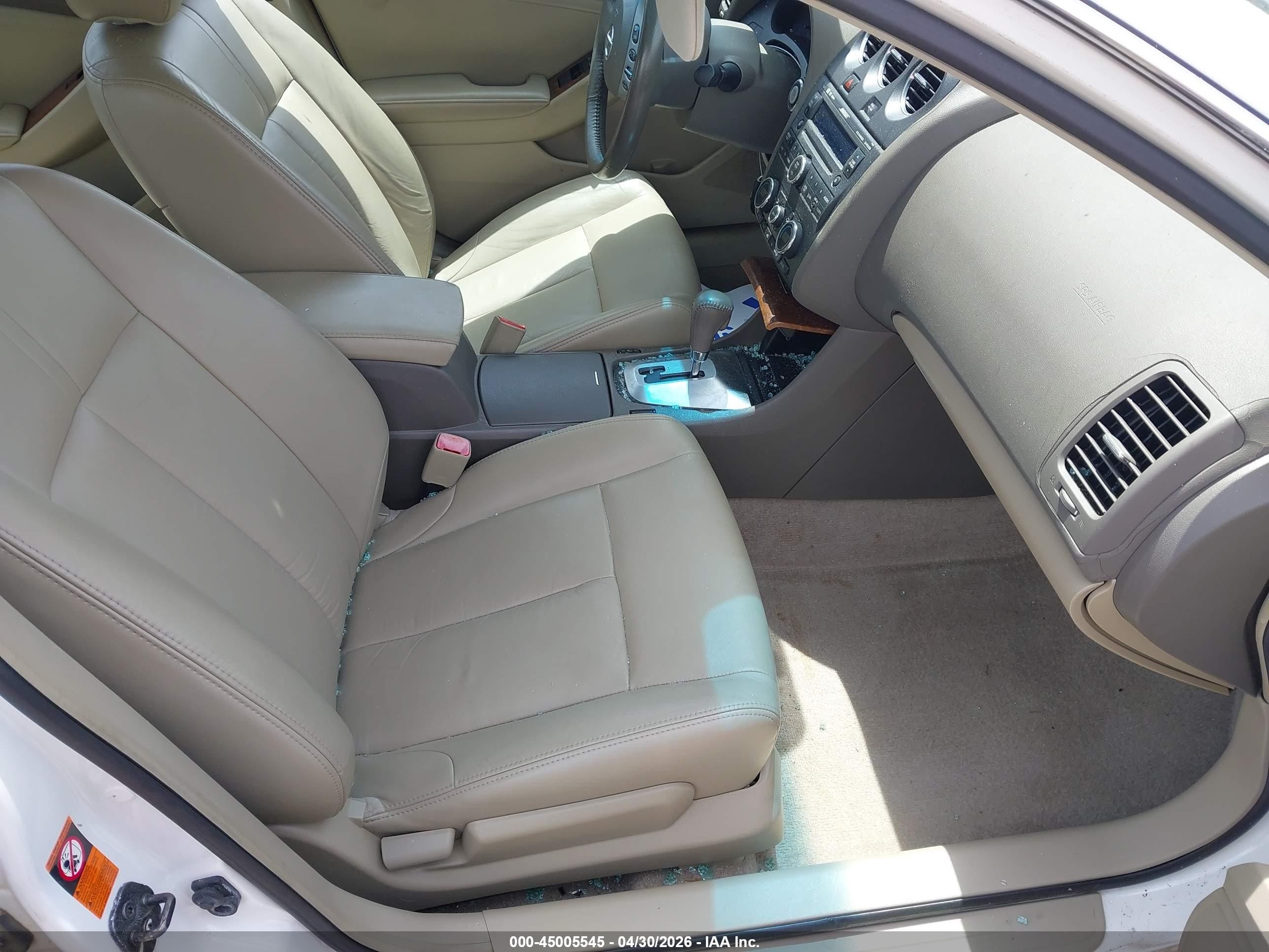 2007 Nissan Altima 2.5 S White vin: 1N4AL21E17C227732