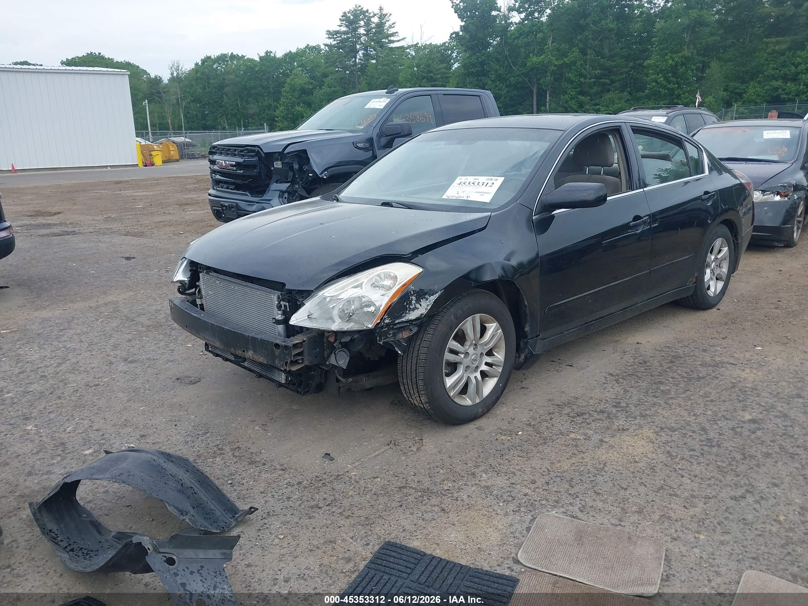 2007 Nissan Altima 2.5 S Black vin: 1N4AL21E17N402937