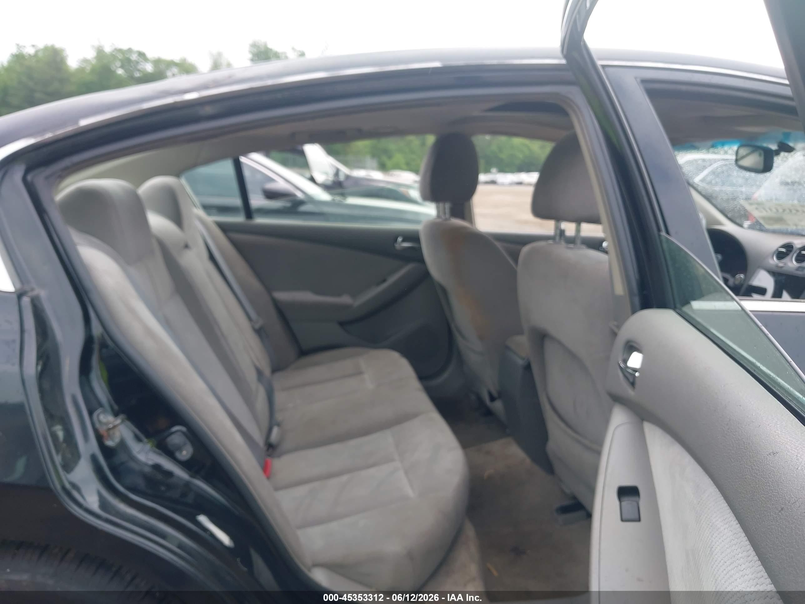 2007 Nissan Altima 2.5 S Black vin: 1N4AL21E17N402937