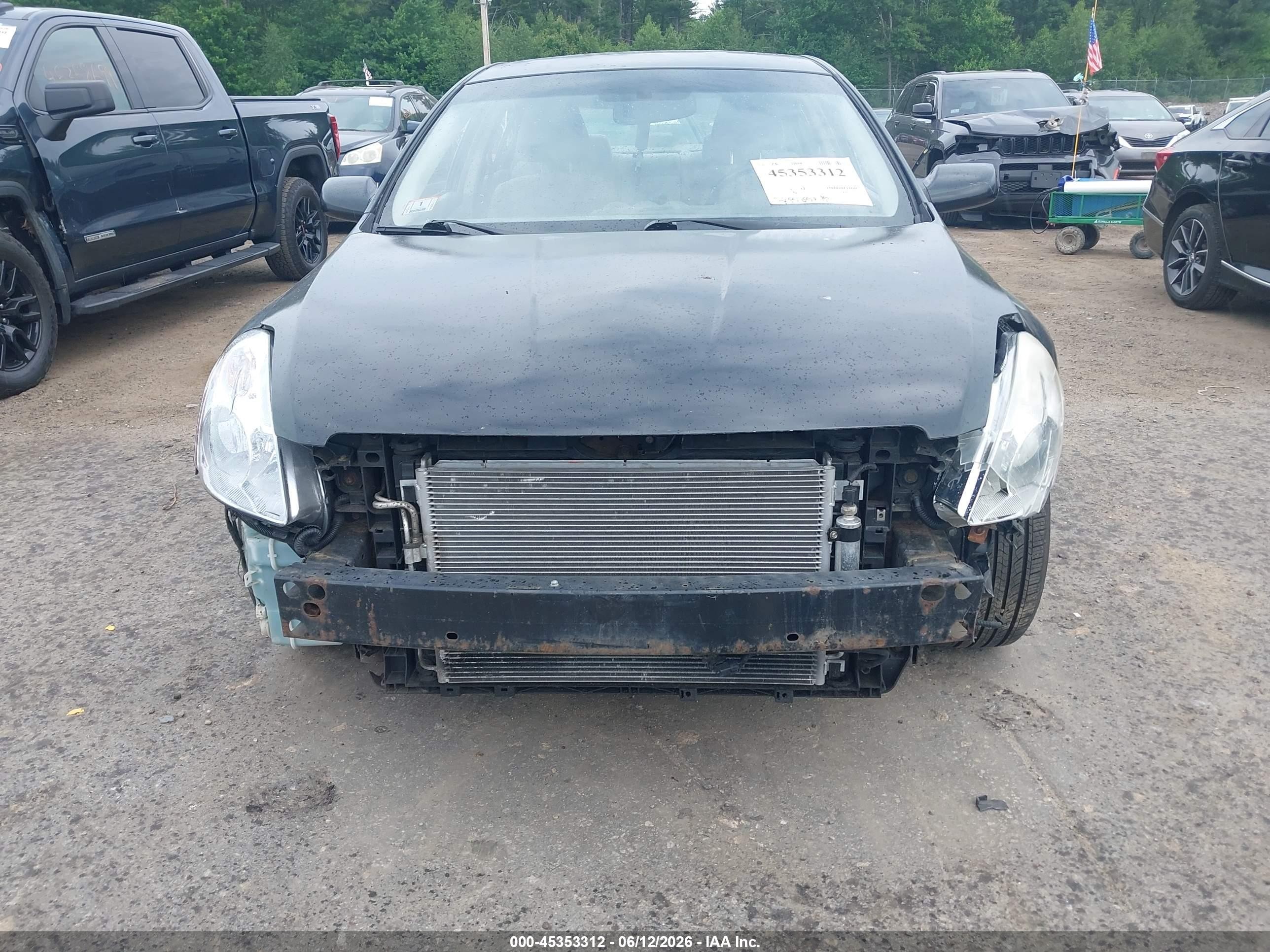 2007 Nissan Altima 2.5 S Black vin: 1N4AL21E17N402937