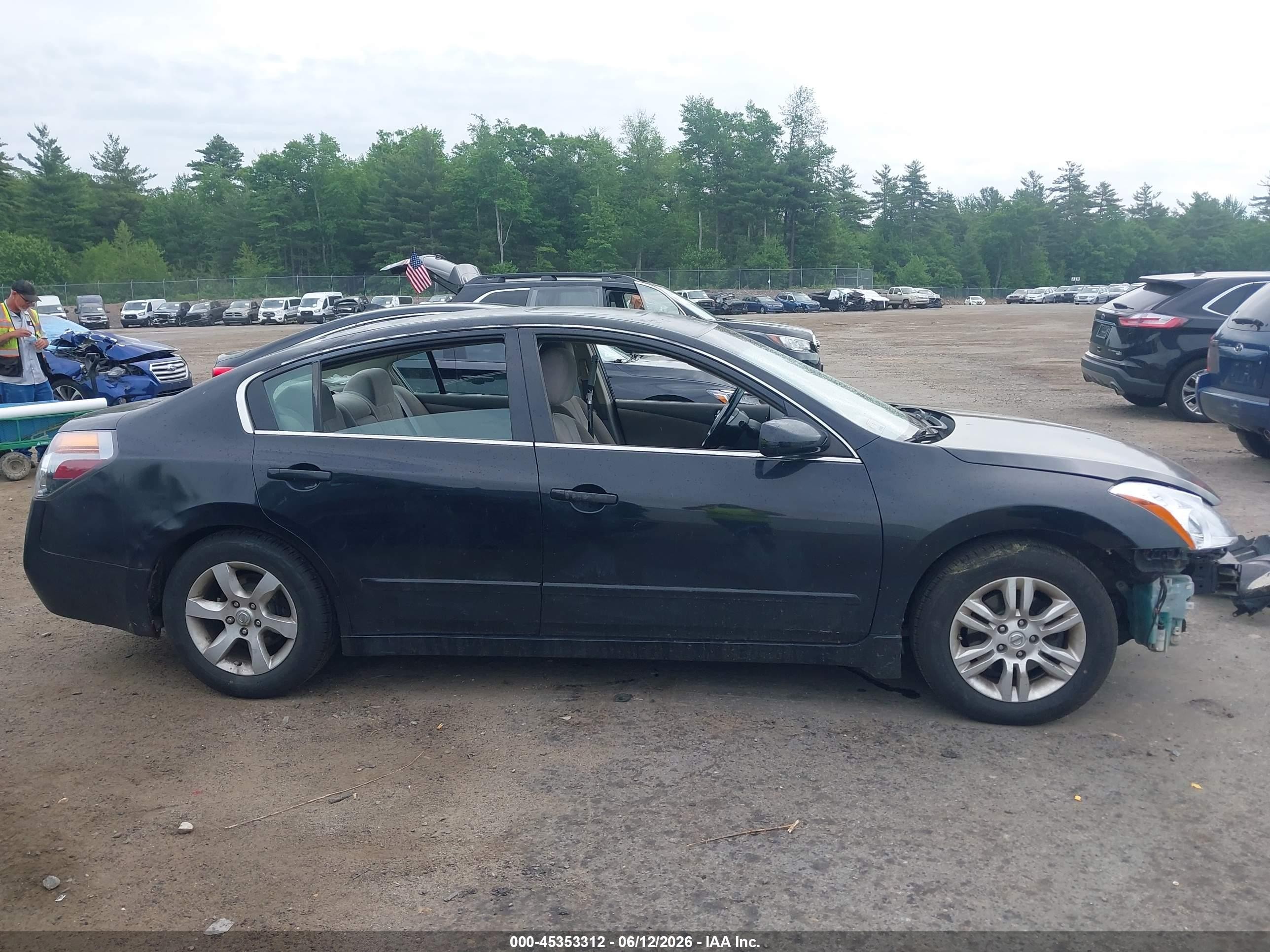 2007 Nissan Altima 2.5 S Black vin: 1N4AL21E17N402937