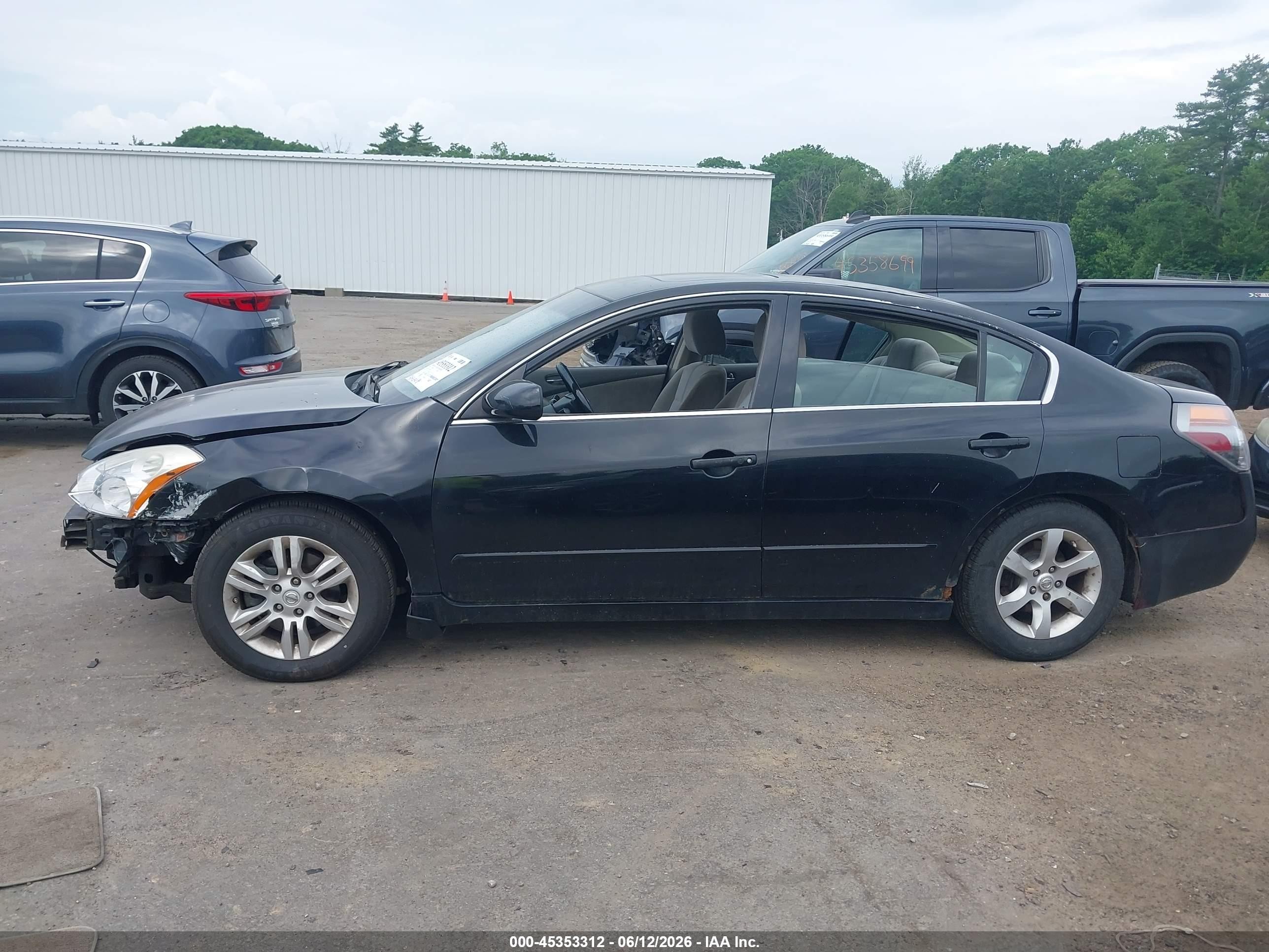 2007 Nissan Altima 2.5 S Black vin: 1N4AL21E17N402937