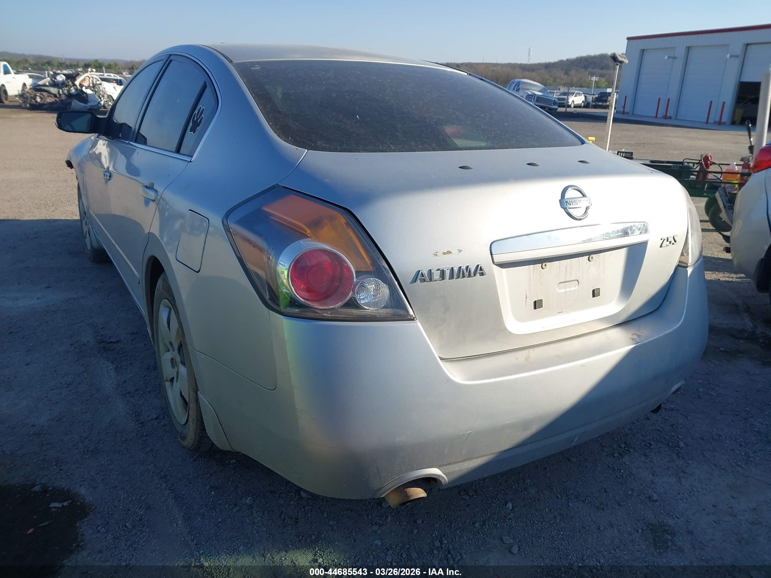 2007 Nissan Altima 2.5 S Серебряный vin: 1N4AL21E17N470770